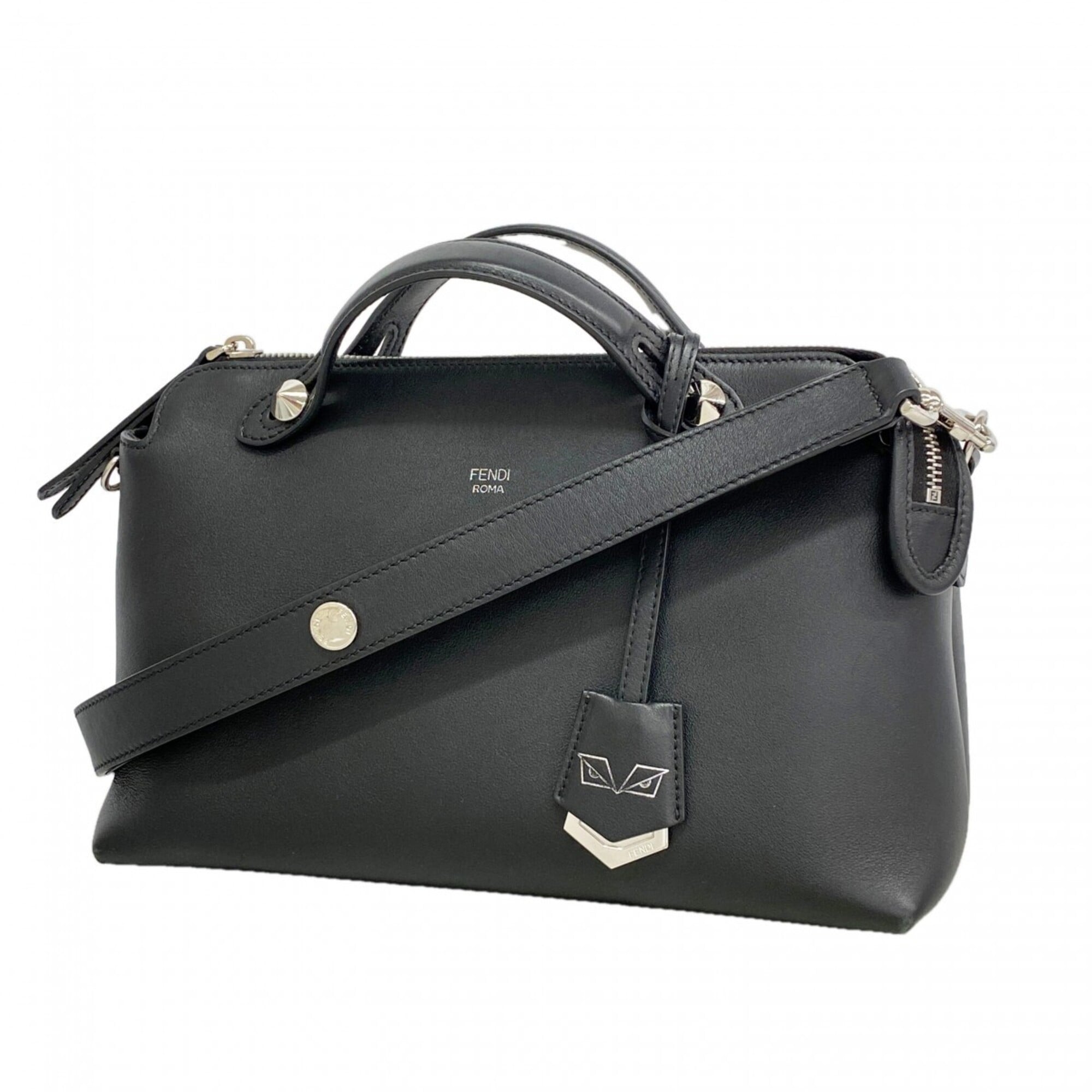 Fendi Black Leather Handbag (Pre-Owned)