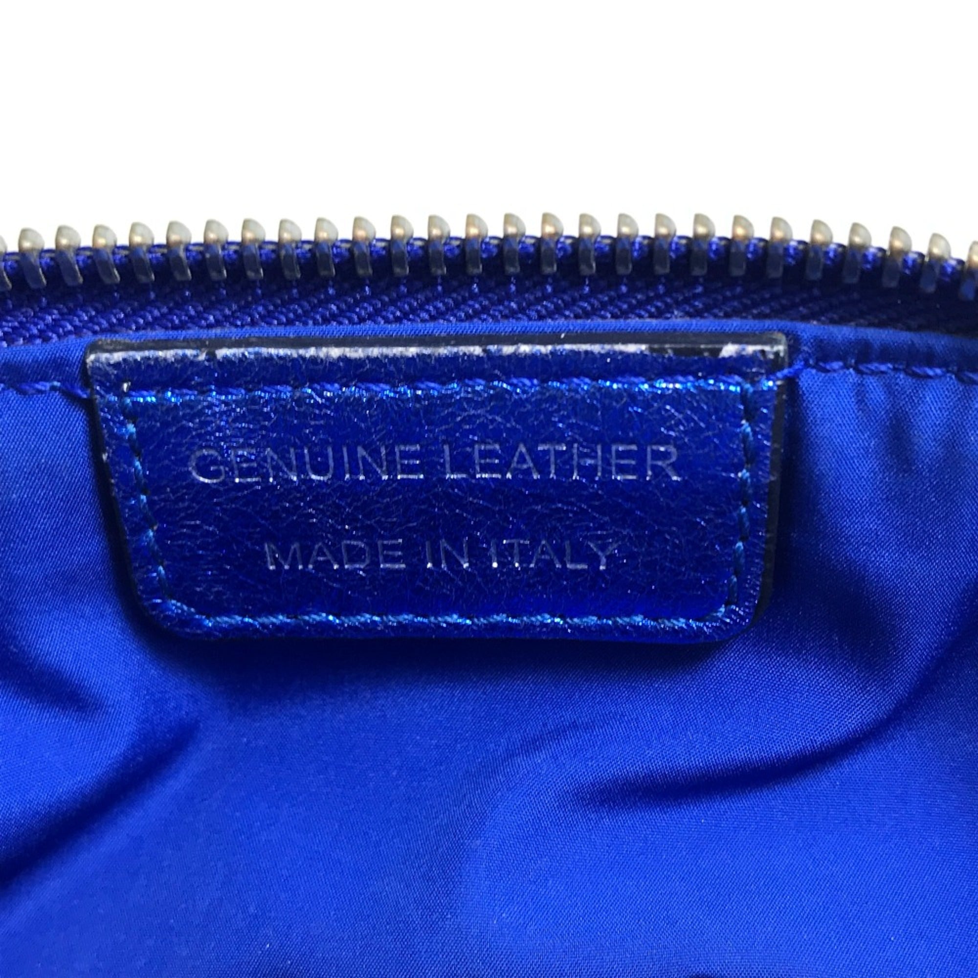 Maison Margiela Blue Leather Shoulder Bag (Pre-Owned)