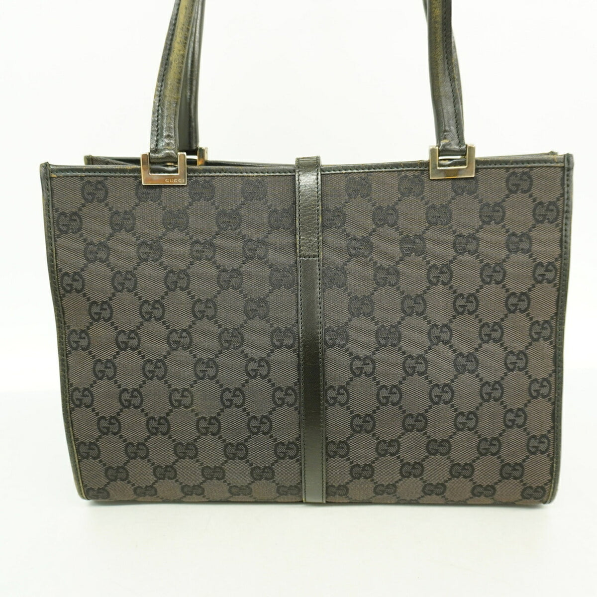 Gucci Black Canvas Shoulder Bag (Pre-Owned)
