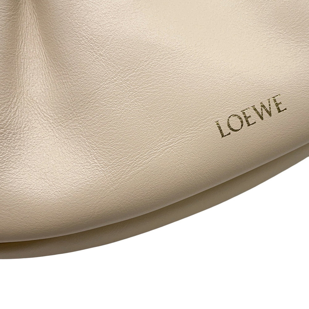 Loewe Beige Leather Handbag Shoulder Bag (Pre-Owned)
