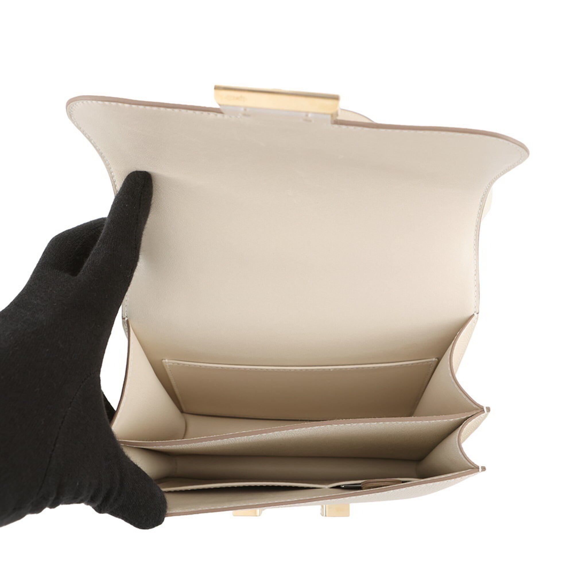 Hermes Constance Champagne Gold Epsom Leather Handbag Shoulder Bag (Pre-Owned)