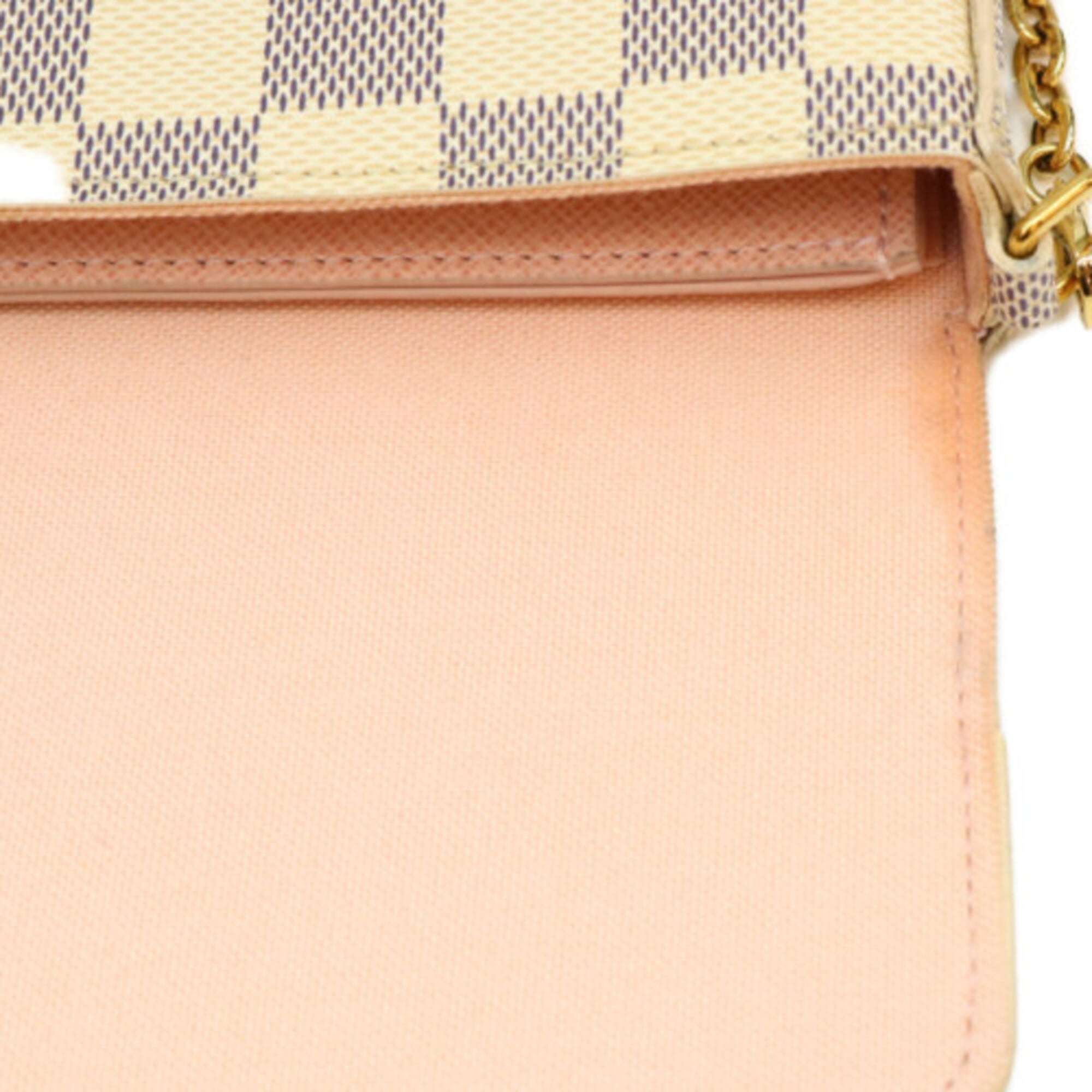 Louis Vuitton Ivory Damier Azur Shoulder Bag (Pre-Owned)