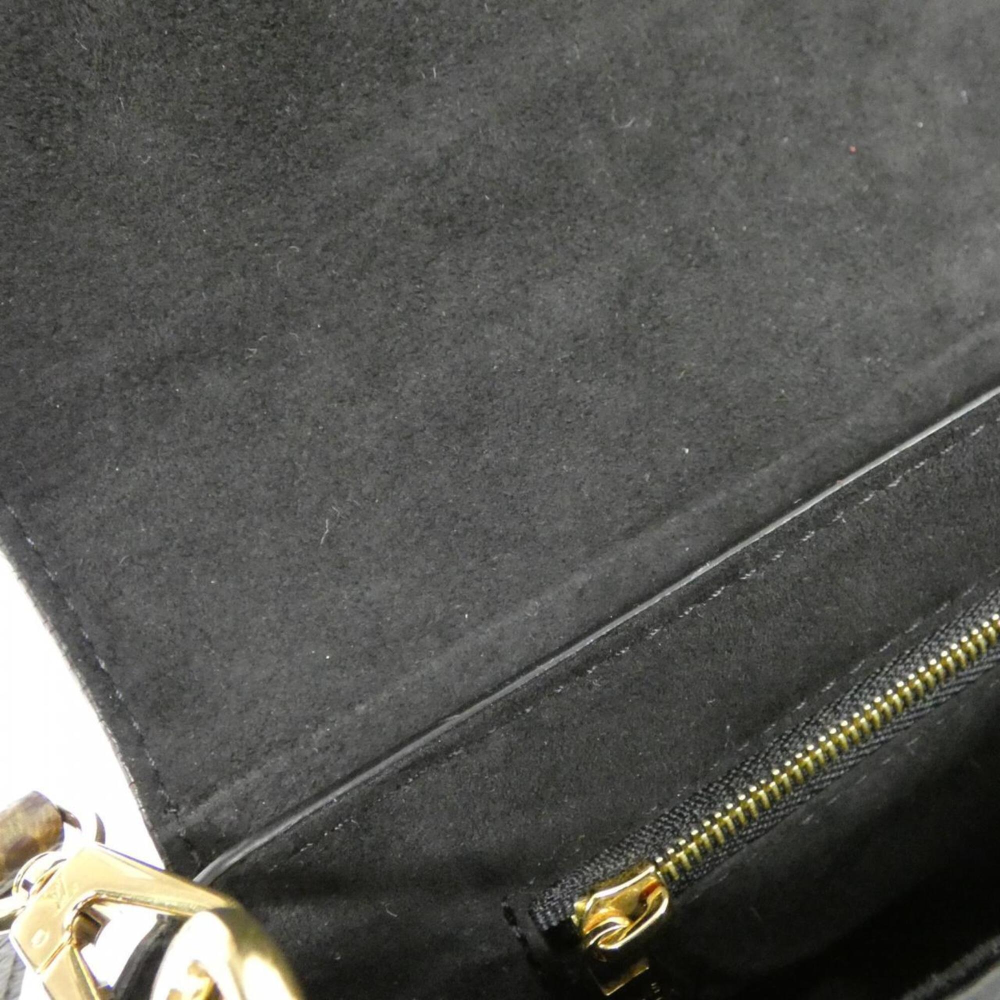 Louis Vuitton Black Marron Monogram Coated Canvas Handbag (Pre-Owned)