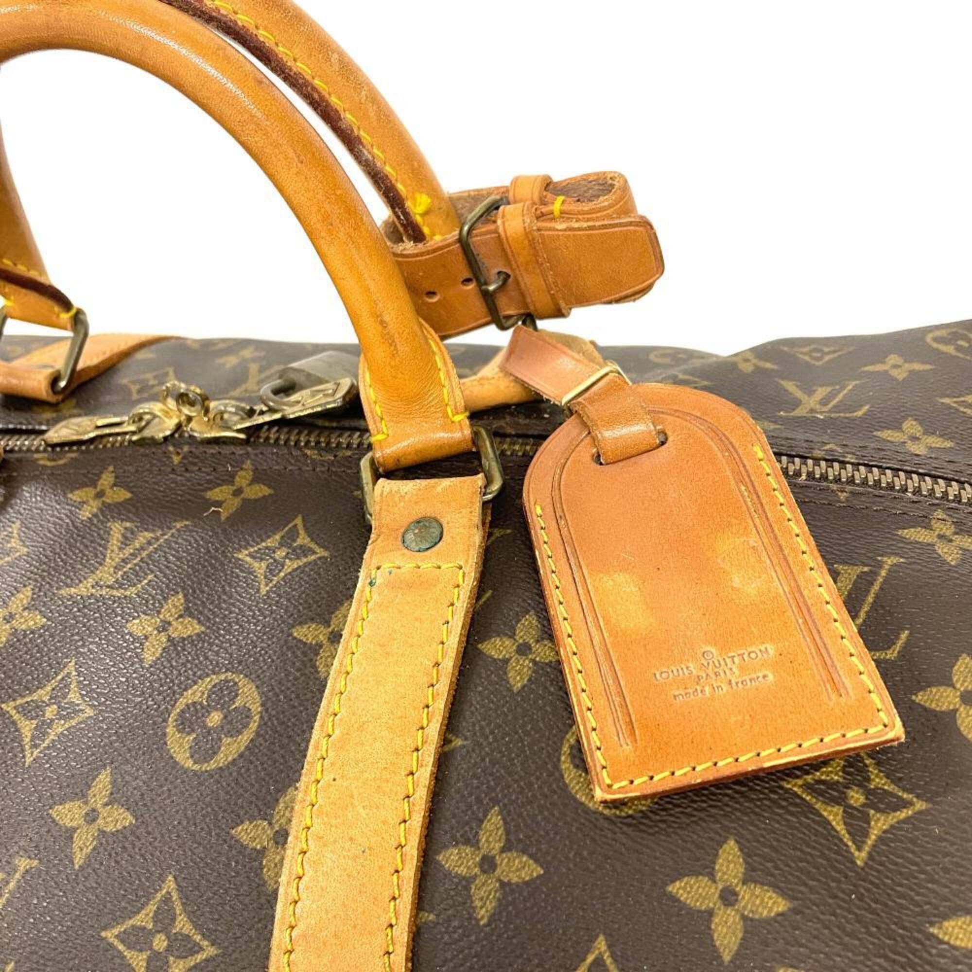 Louis Vuitton Brown Monogram Canvas Boston Bag (Pre-Owned)