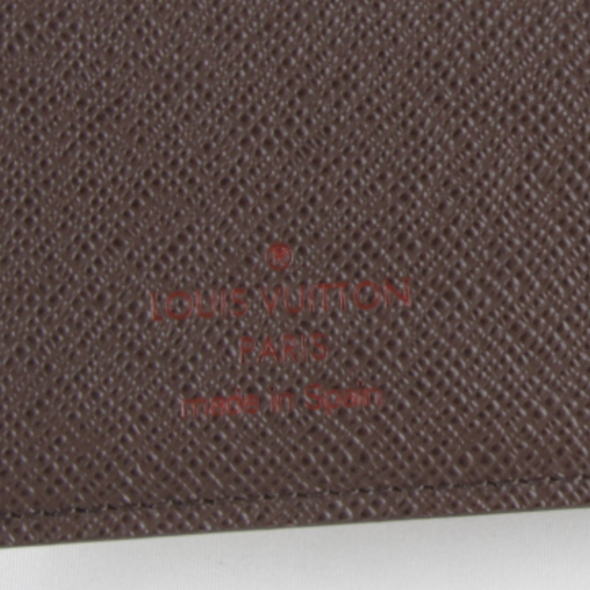 Louis Vuitton Damier Brown Damier Canvas Wallet (Bi-Fold) (Pre-Owned)