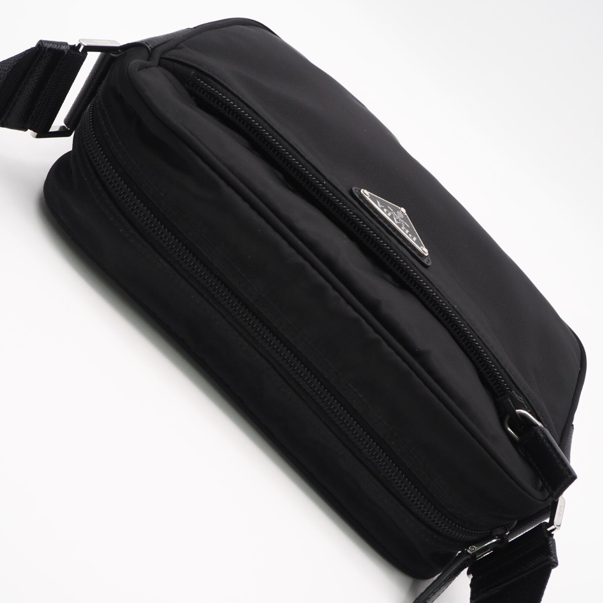 Prada Black Nylon Shoulder Bag (Pre-Owned)