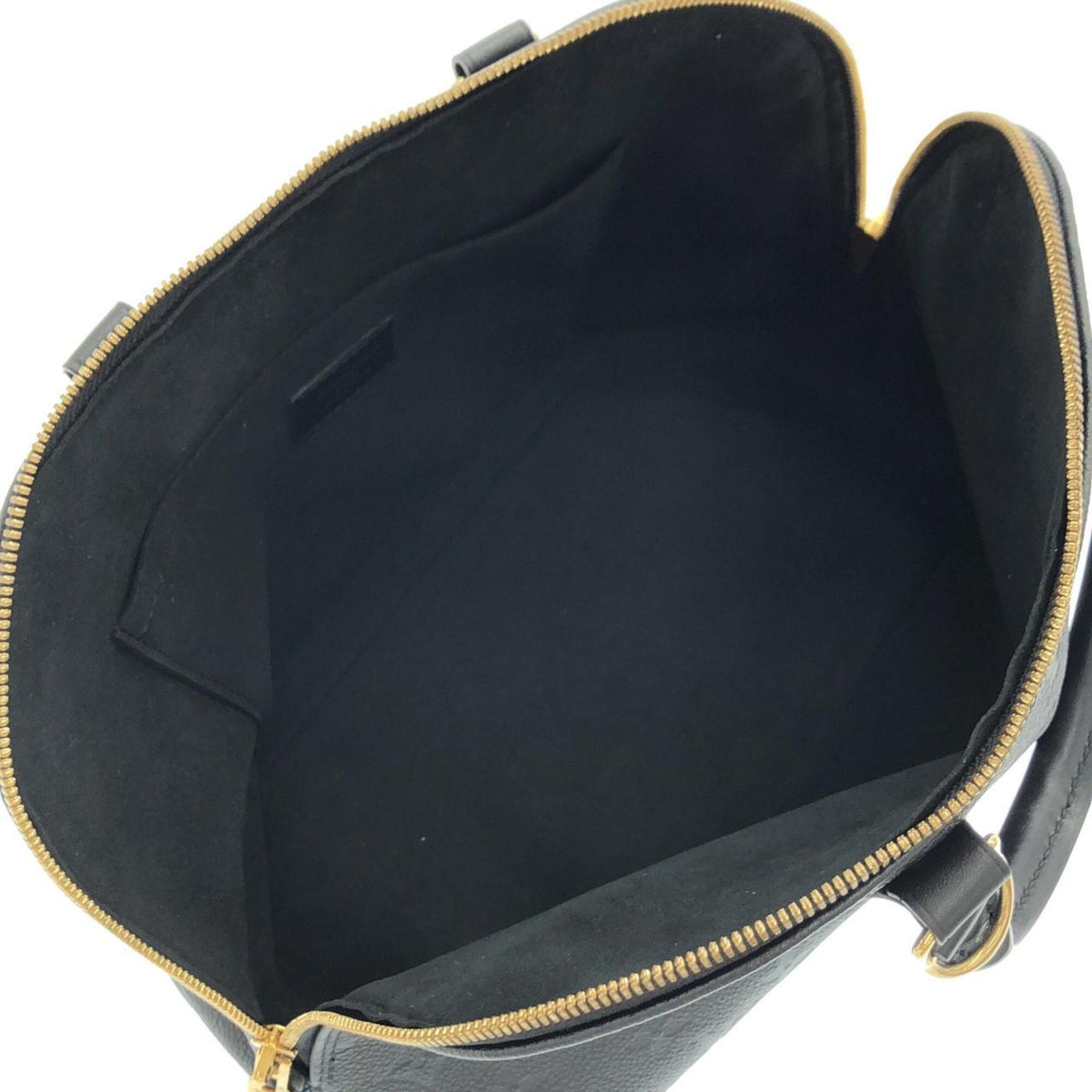 Louis Vuitton Black Leather Handbag (Pre-Owned)