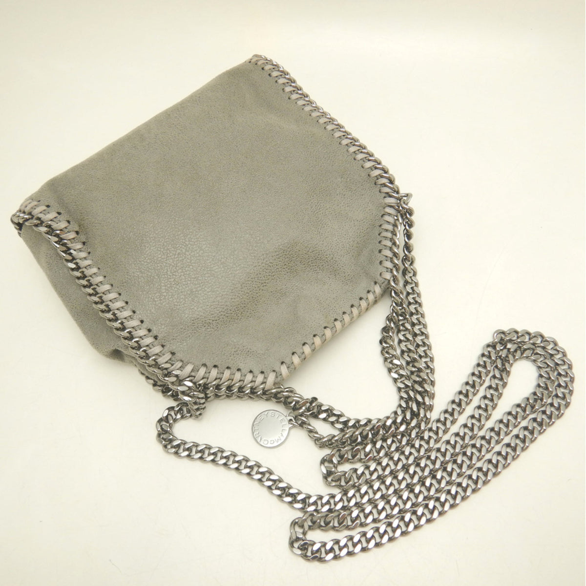 Stella Mccartney Gray Polyester Tote Bag (Pre-Owned)