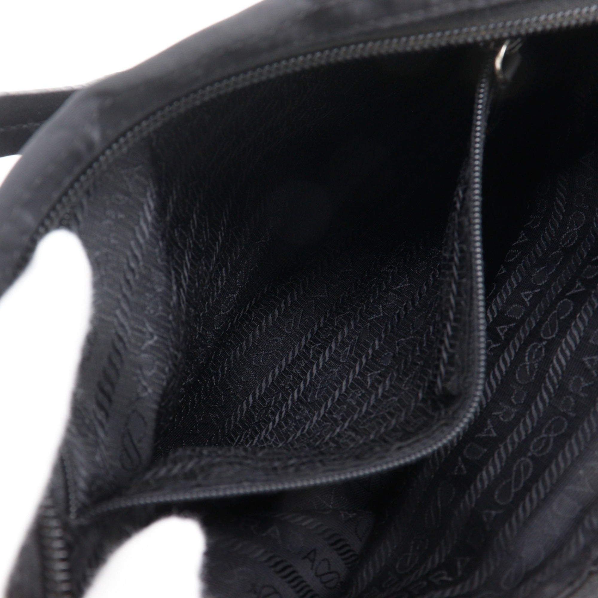 Prada Black Nylon Handbag (Pre-Owned)