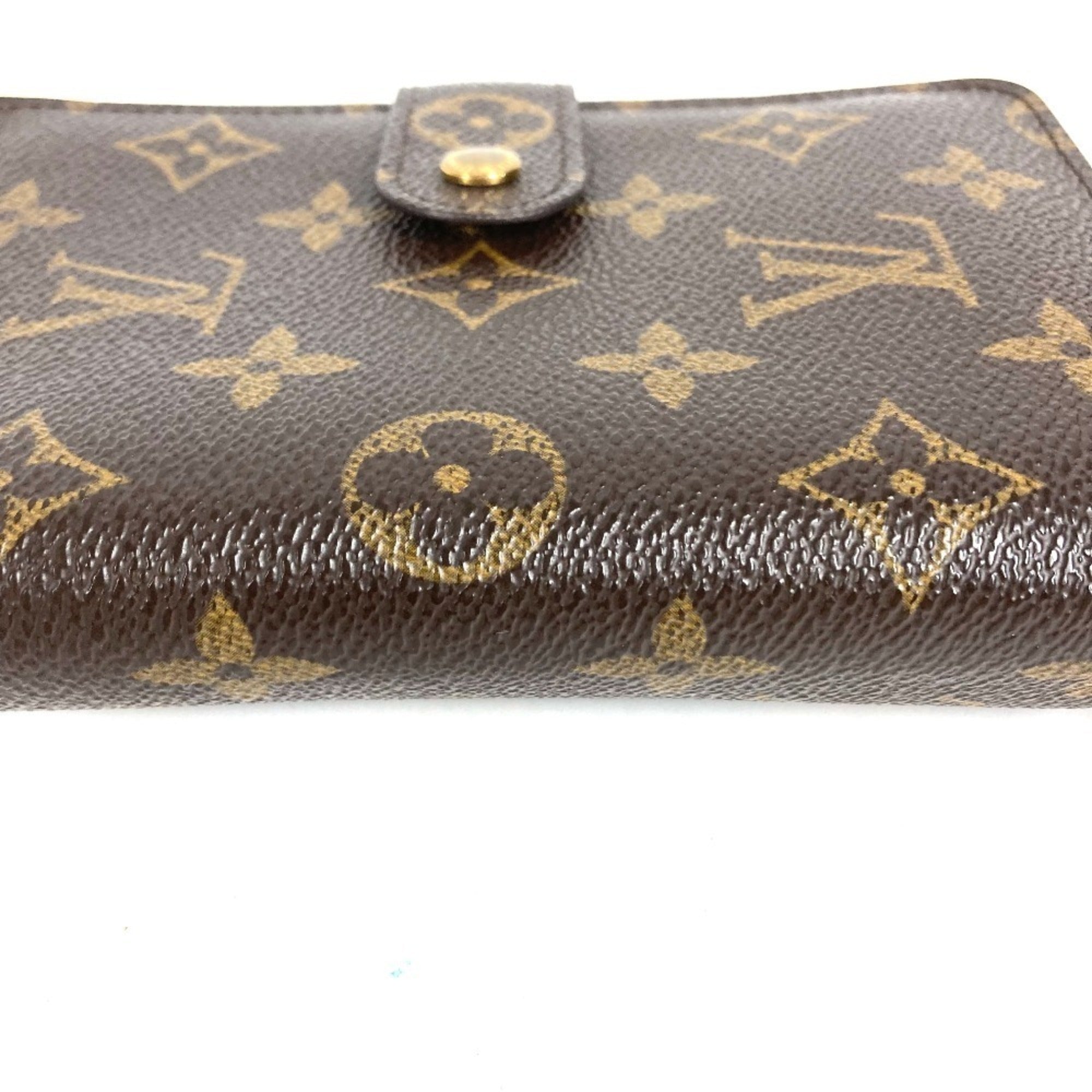 Louis Vuitton Brown Monogram Canvas Wallet (Bi-Fold) (Pre-Owned)