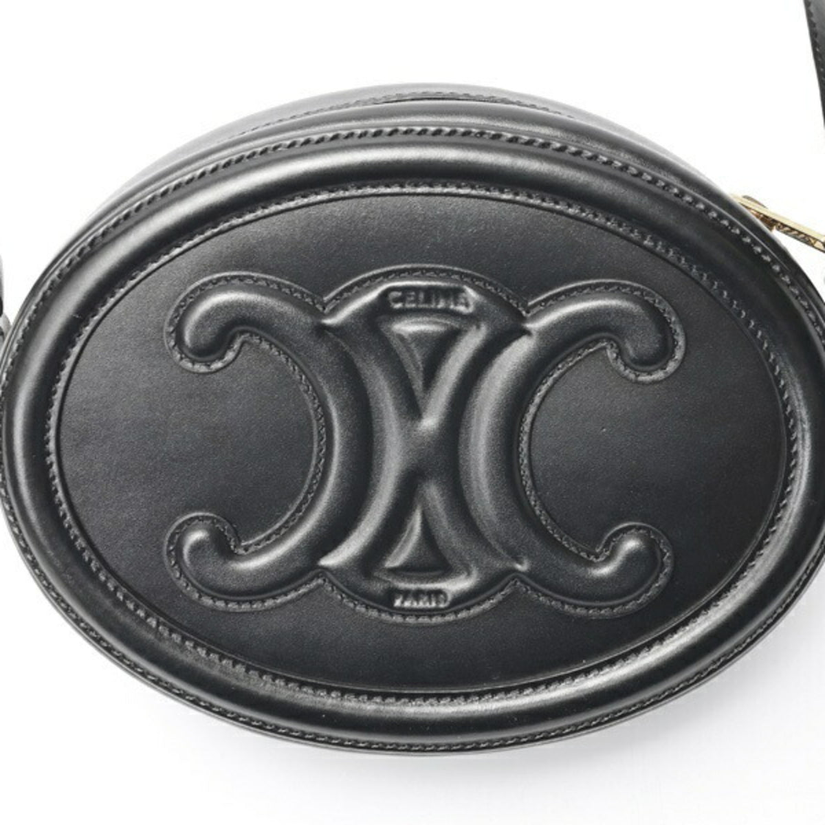 Celine Black Leather Shoulder Bag (Pre-Owned)