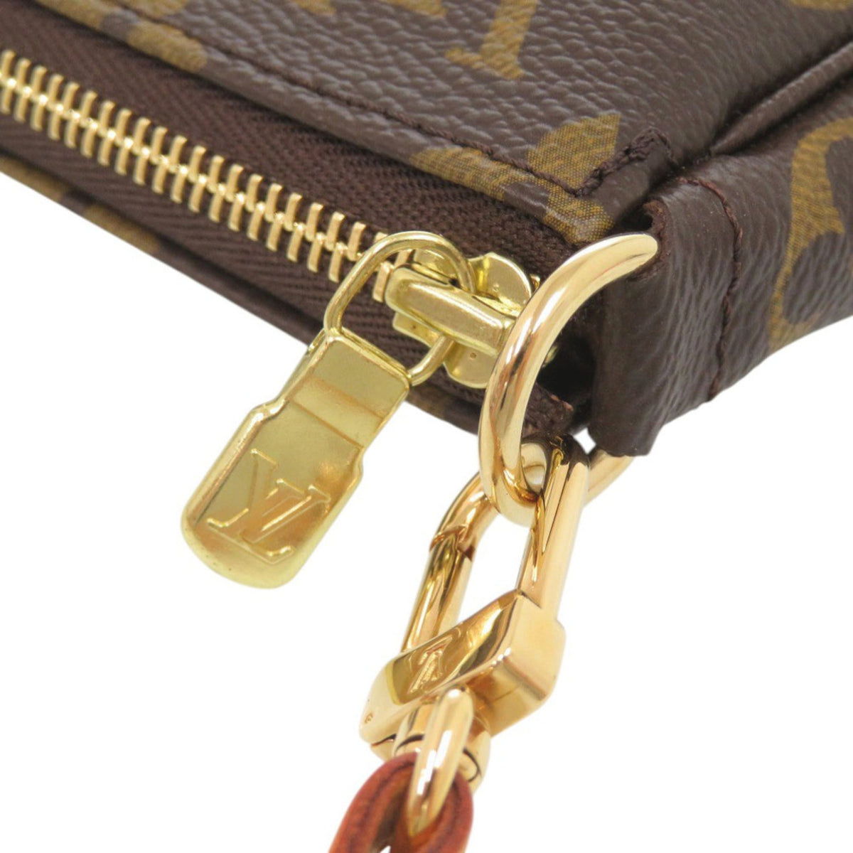 Louis Vuitton Brown Monogram Monogram Handbag Pochette Pouch (Pre-Owned)