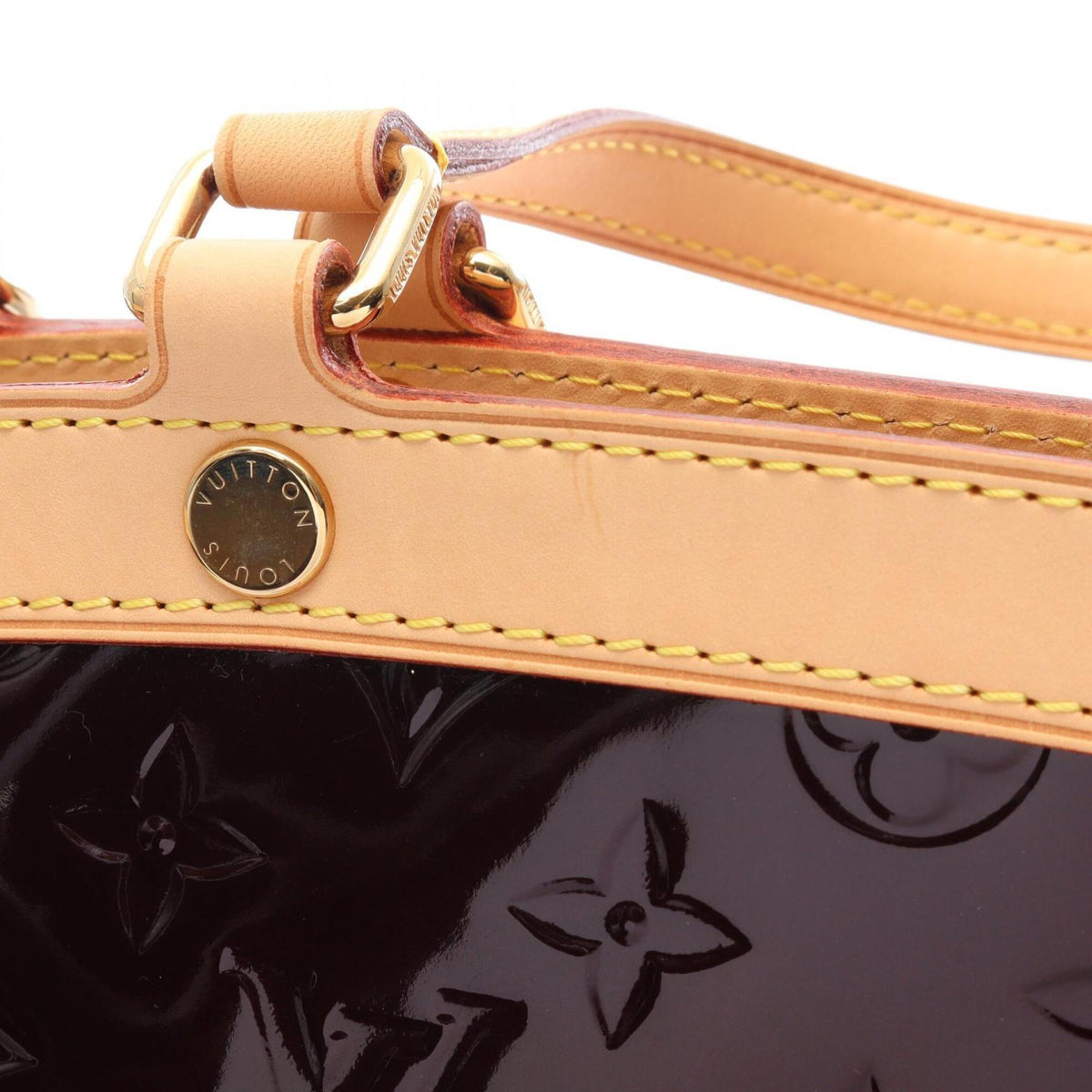 Louis Vuitton Amarante Purple Vernis Leather Handbag (Pre-Owned)