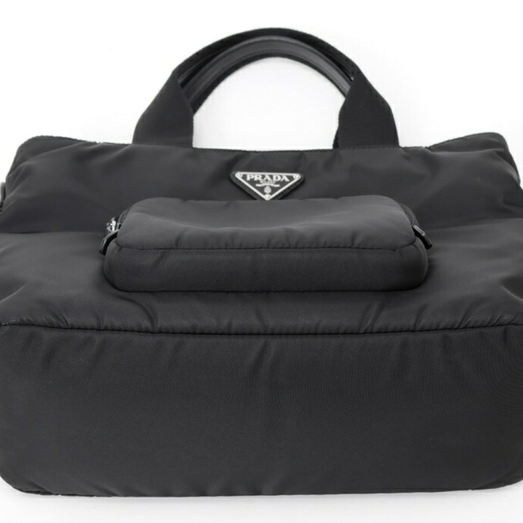 Prada Black Nylon Tote Bag (Pre-Owned)