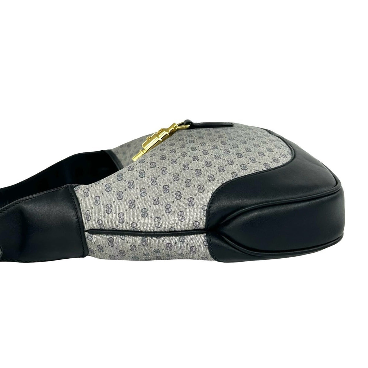 Gucci Navy Pvc Leather Handbag Shoulder Bag (Pre-Owned)