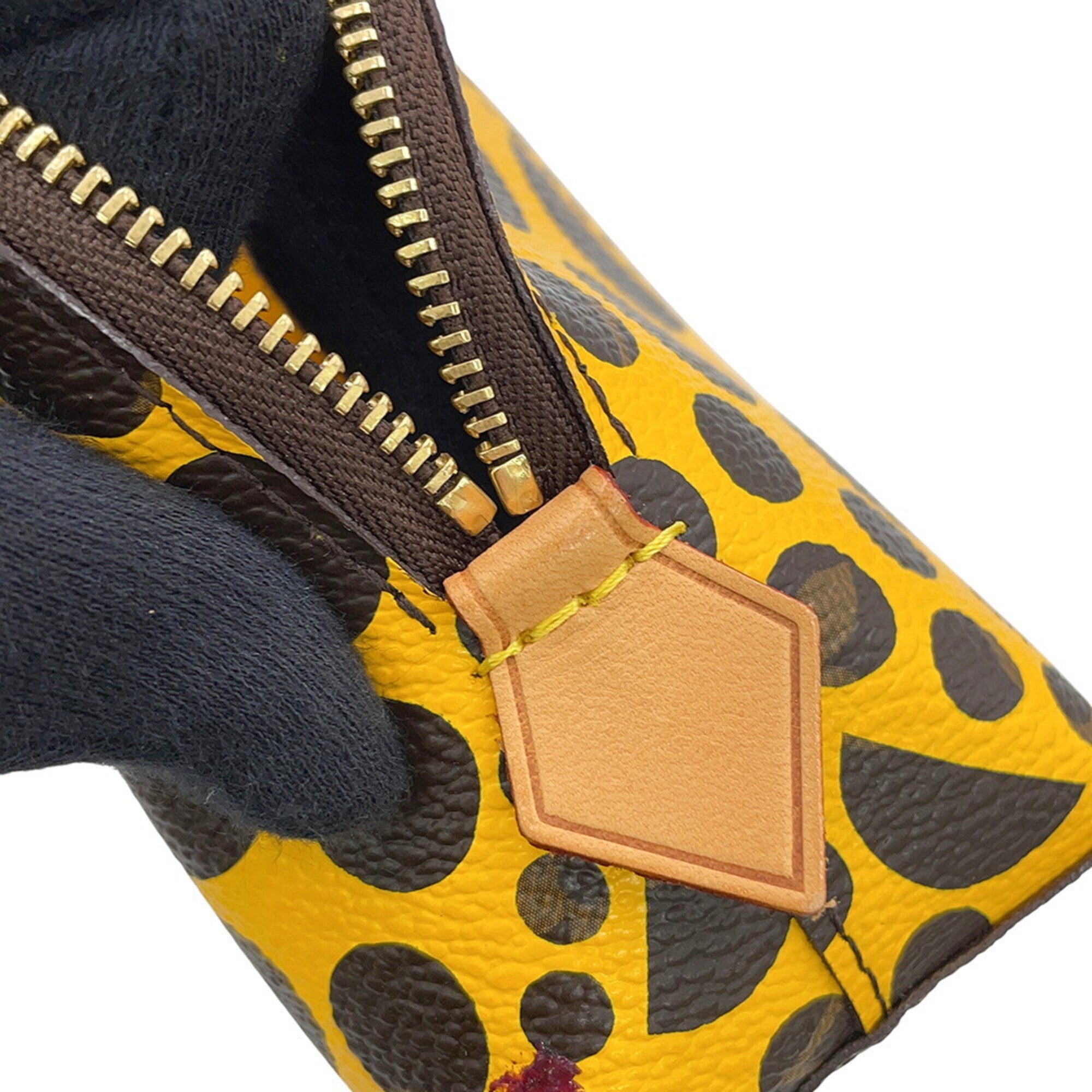 Louis Vuitton Pumpkin Dot (Yayoi Kusama) Jaune Pumpkin Dot (Yayoi Kusama) Handbag Pochette (Pre-Owned)