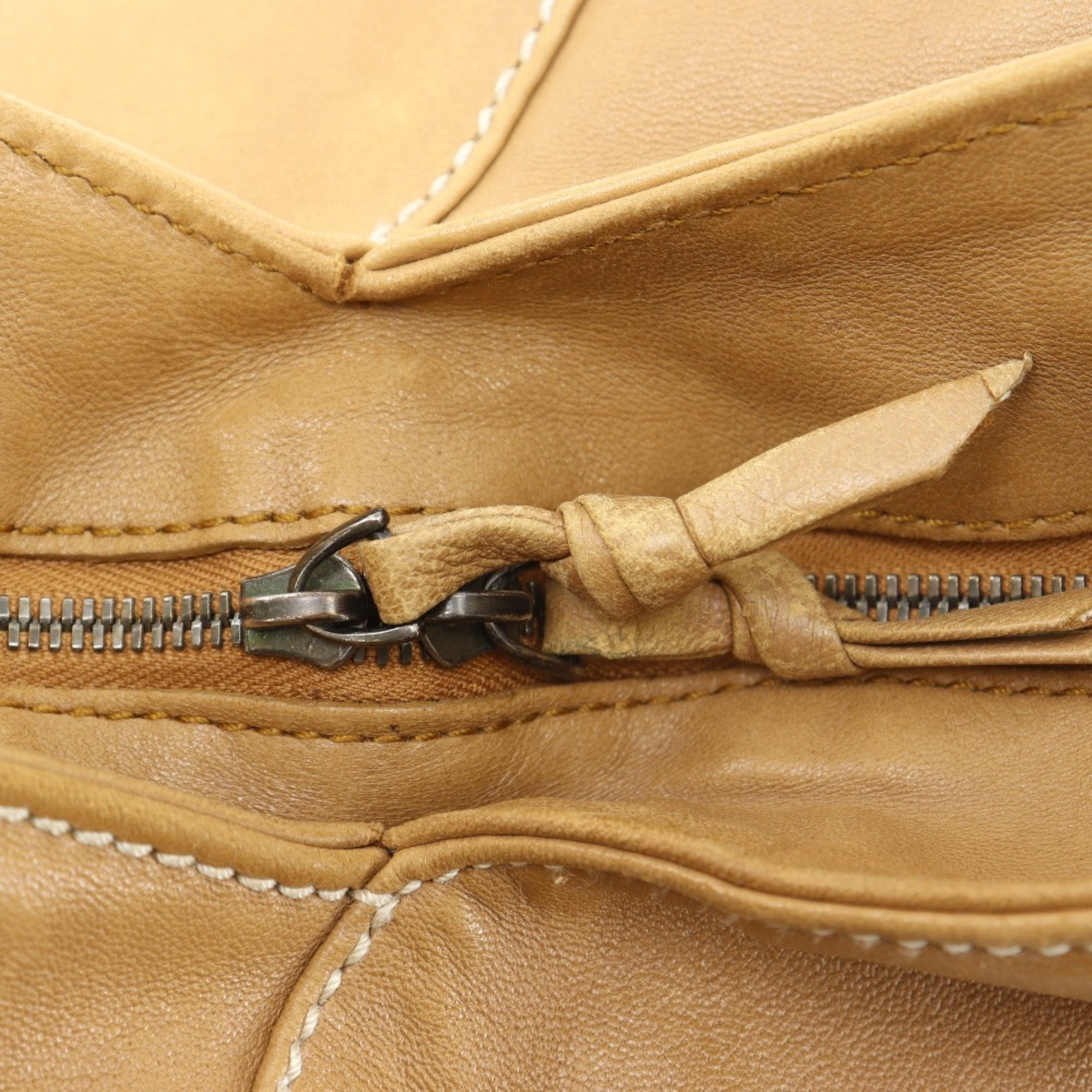 Bottega Veneta Brown Leather Shoulder Bag (Pre-Owned)