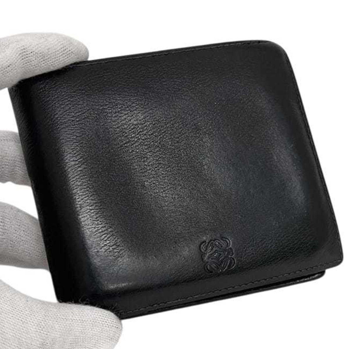 Loewe Black Leather Wallet (Bi-Fold) (Pre-Owned)