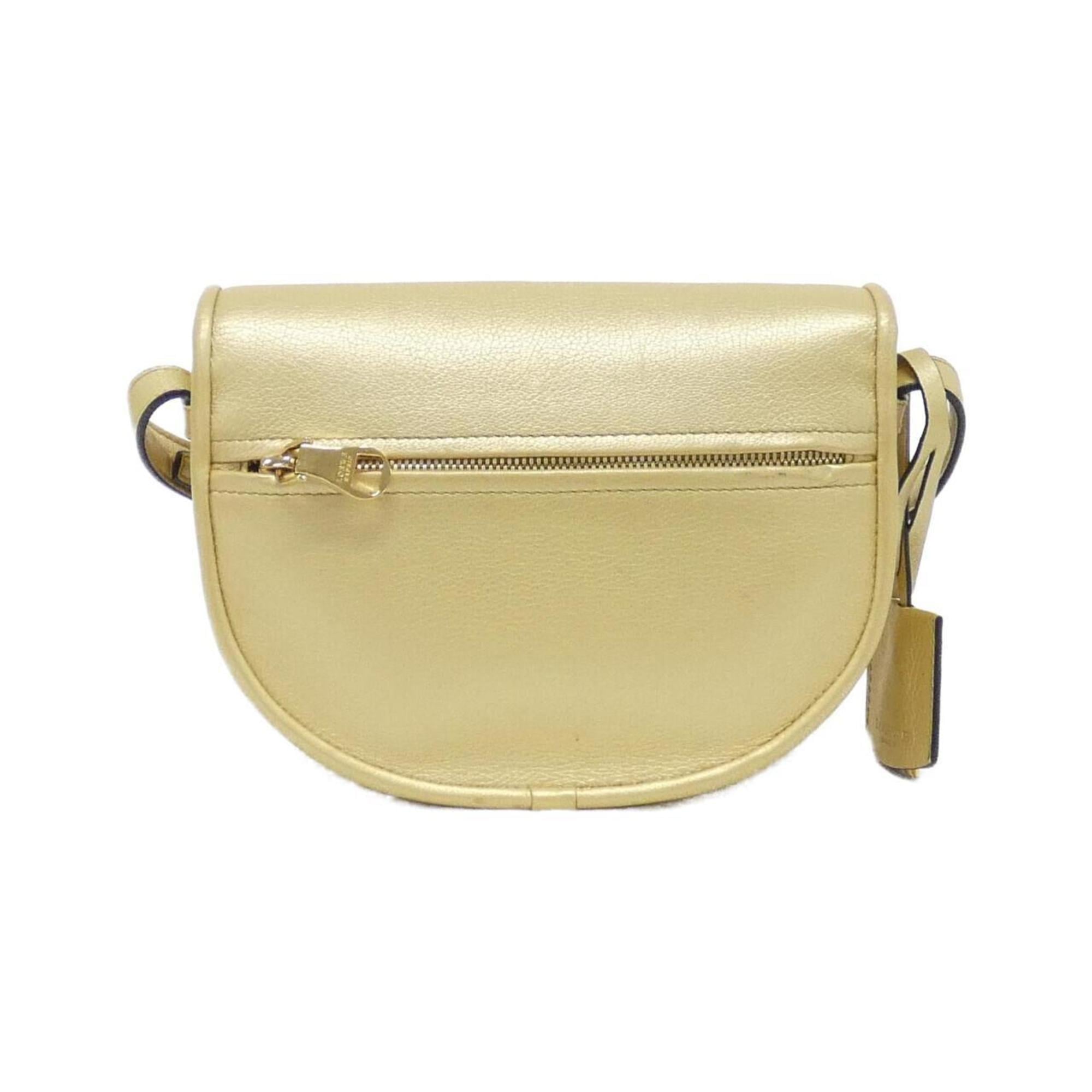 Loewe Gold Leather Shoulder Bag (Pre-Owned)