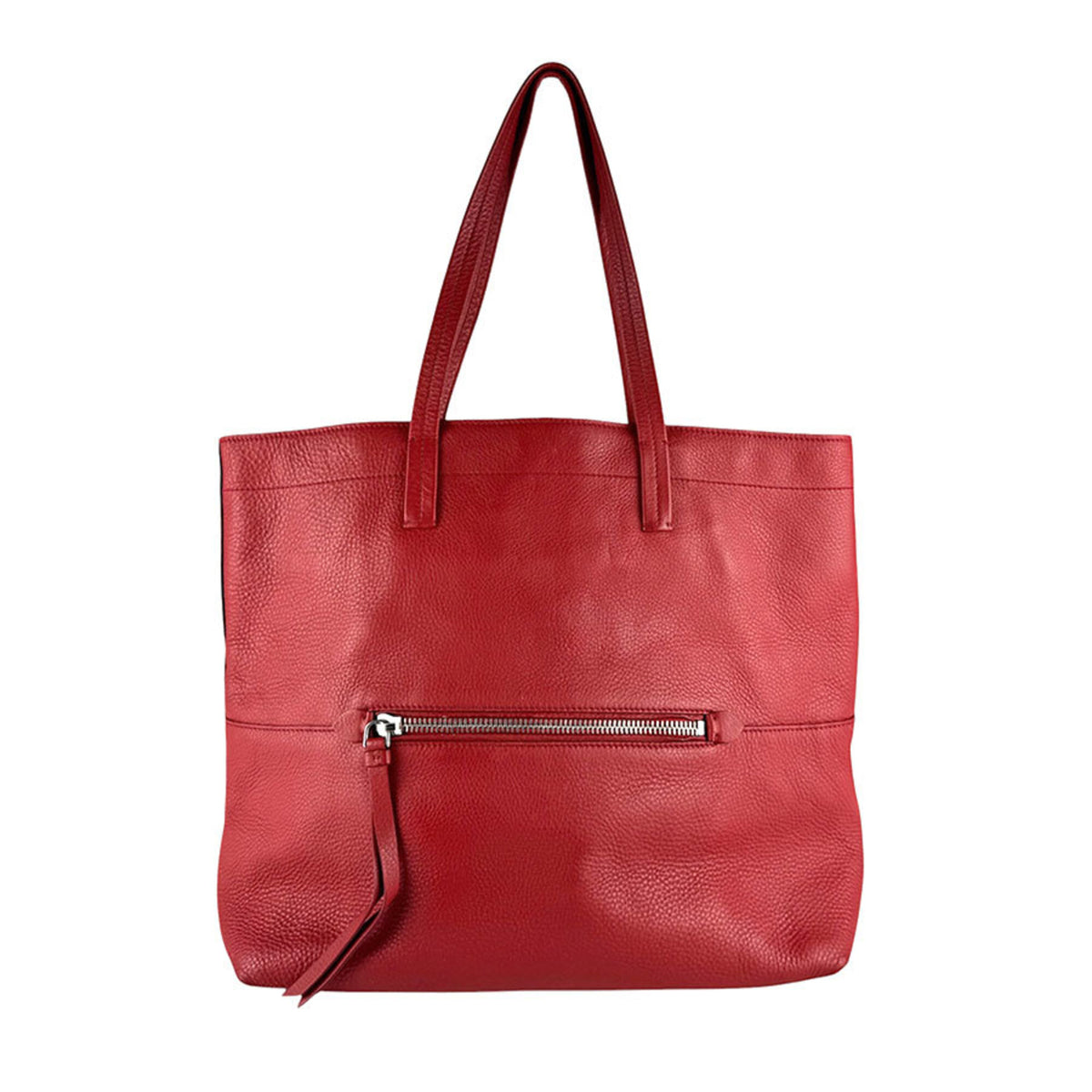 Miu Miu Red Color Leather Handbag (Pre-Owned)