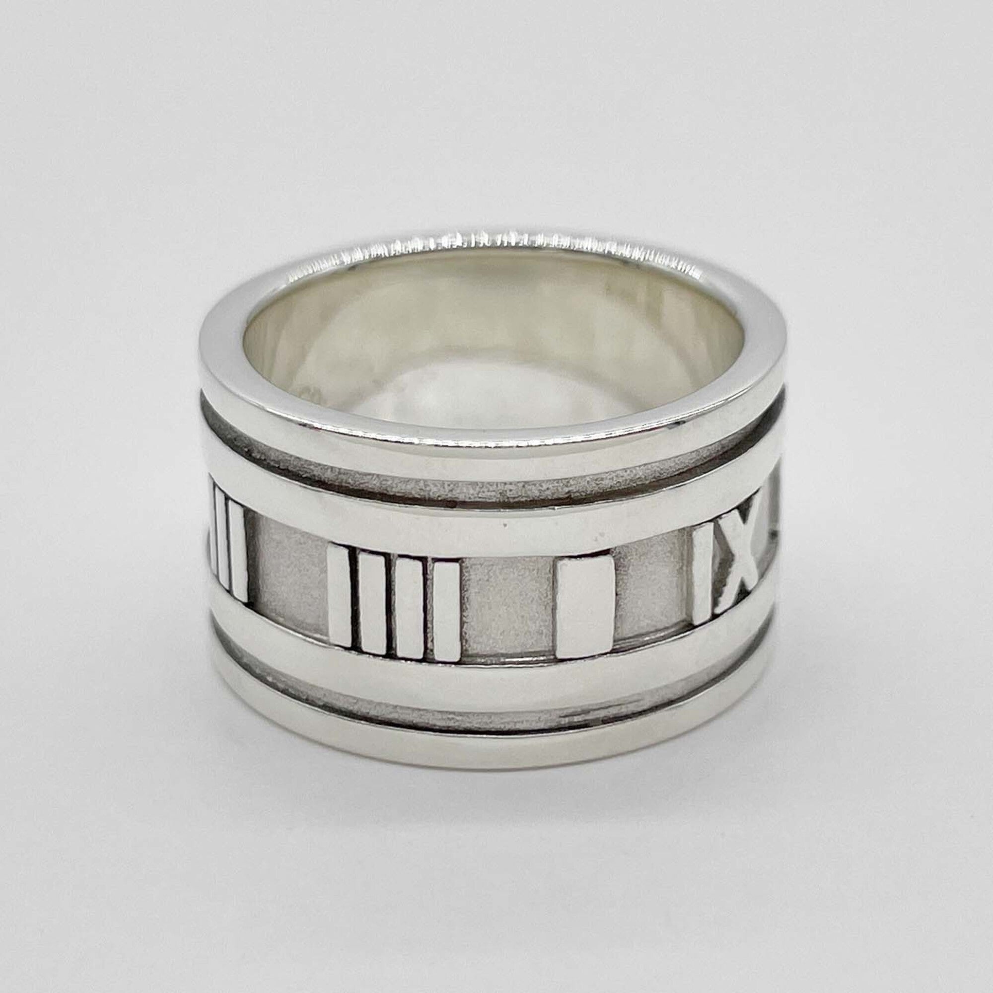 Tiffany Silver Silver 925 Band Ring (Pre-Owned)