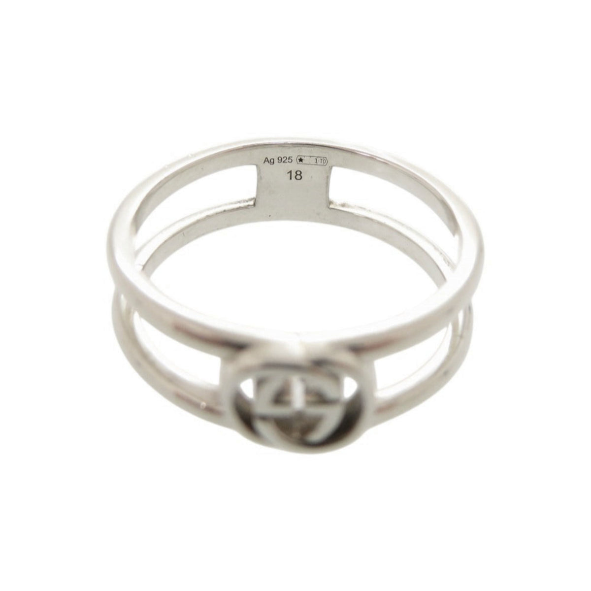 Gucci Silver Silver 925 Band Ring (Pre-Owned)