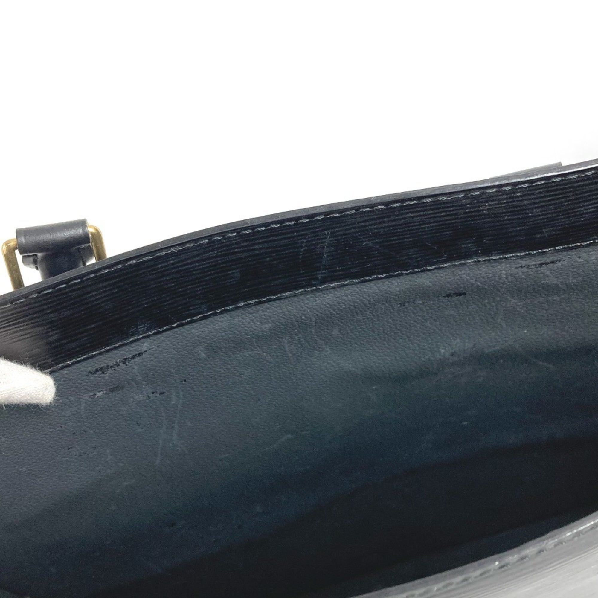 Louis Vuitton Black Epi Leather Handbag Tote Bag (Pre-Owned)