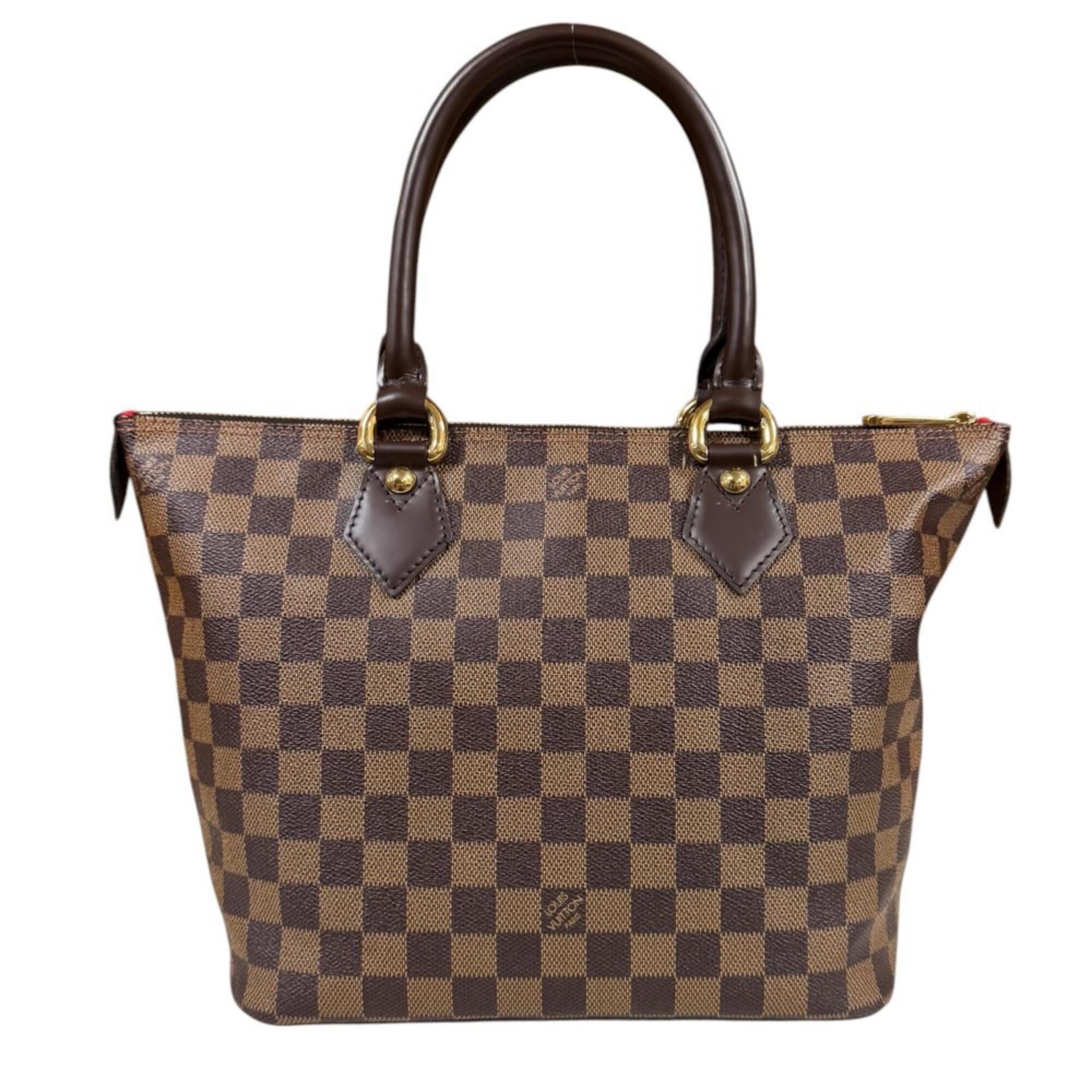 Louis Vuitton Damier Brown Damier Canvas Handbag (Pre-Owned)
