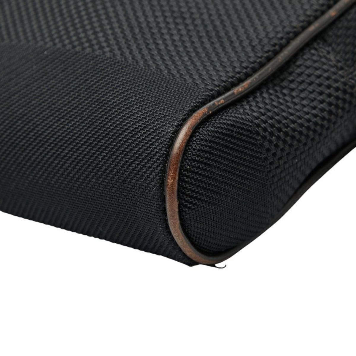 Louis Vuitton Black Noir Canvas Leather Sling Bag (Pre-Owned)