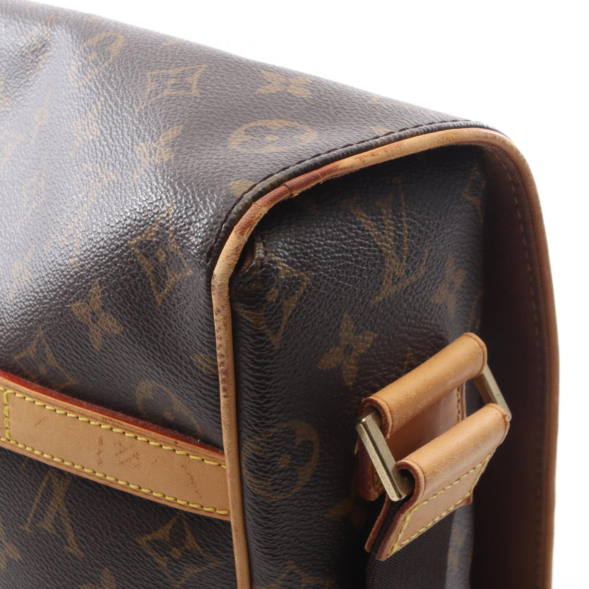 Louis Vuitton Brown Monogram Coated Canvas Handbag Shoulder Bag (Pre-Owned)