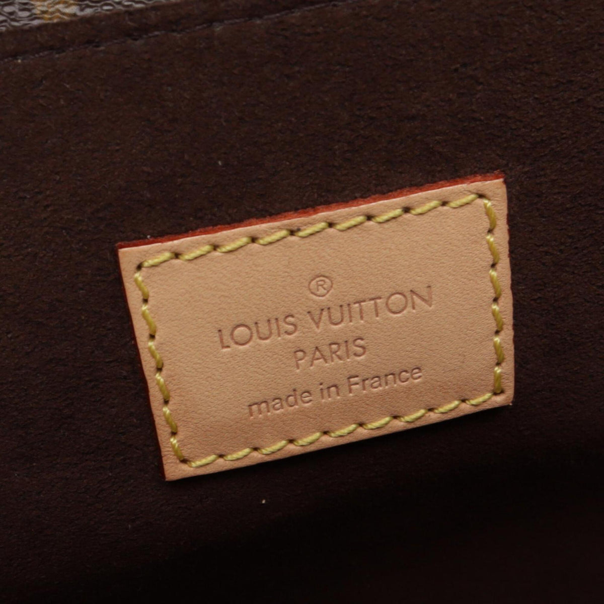 Louis Vuitton Brown Pvc Monogram Leather Coated Canvas Handbag Pochette (Pre-Owned)