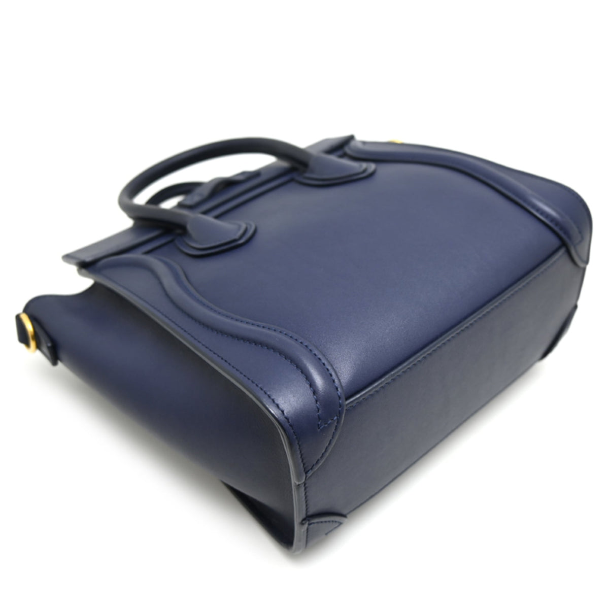 Celine Navy Leather Handbag (Pre-Owned)