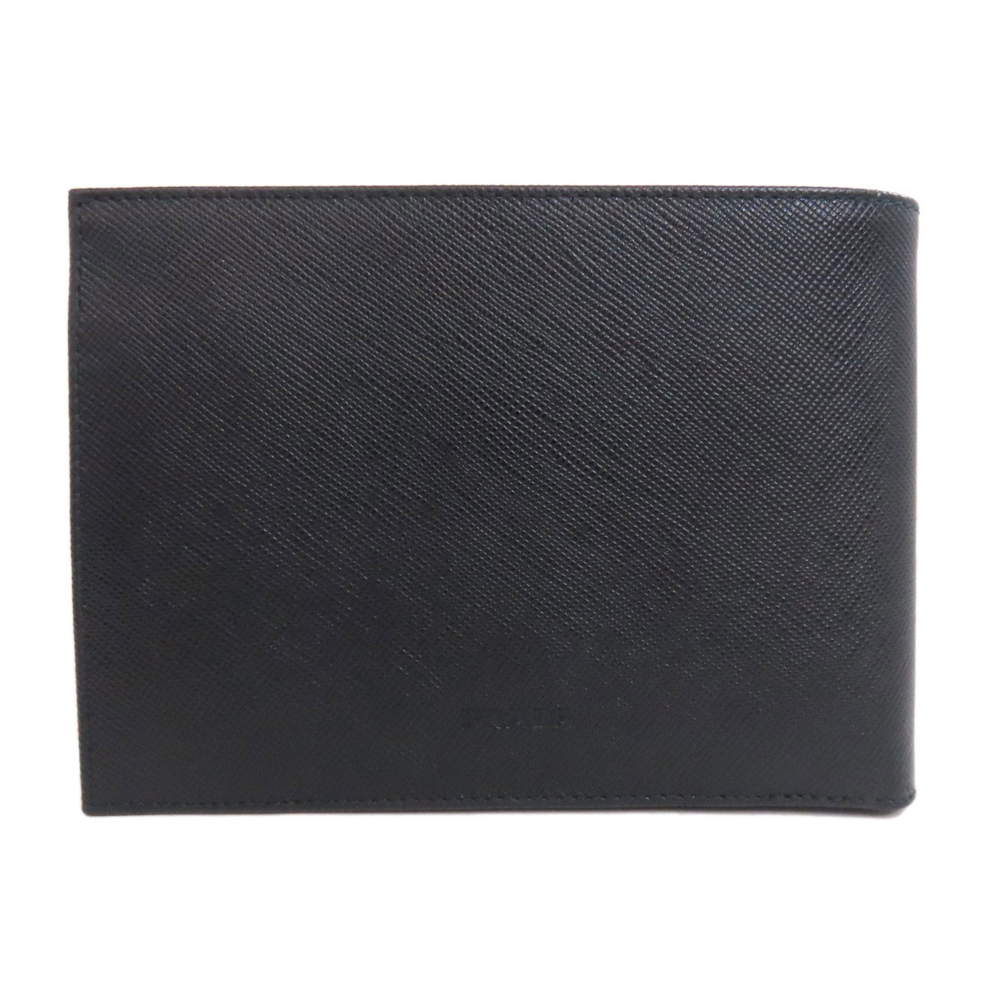 Prada Black Leather Wallet (Bi-Fold) (Pre-Owned)