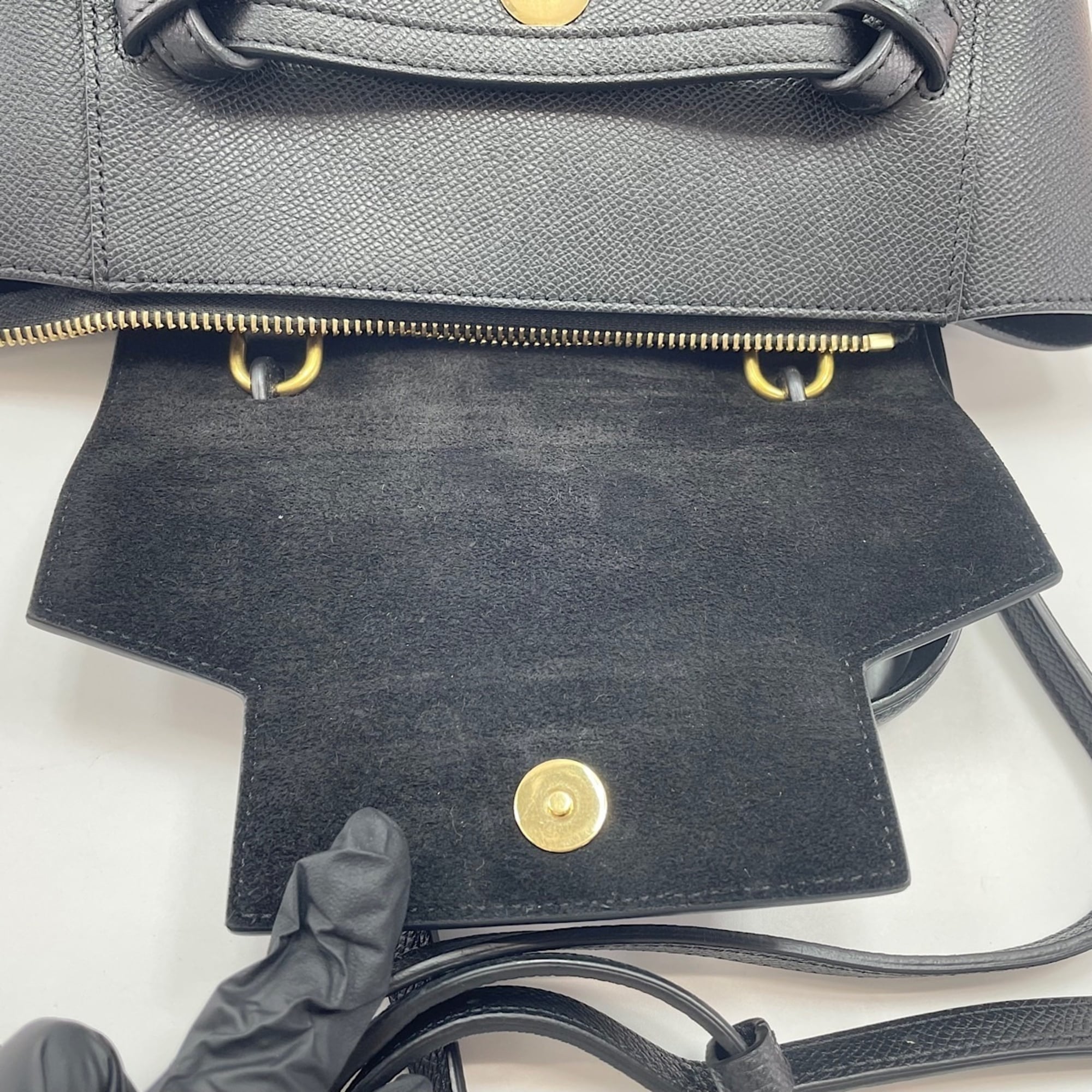 Celine Gray Handbag Shoulder Bag (Pre-Owned)