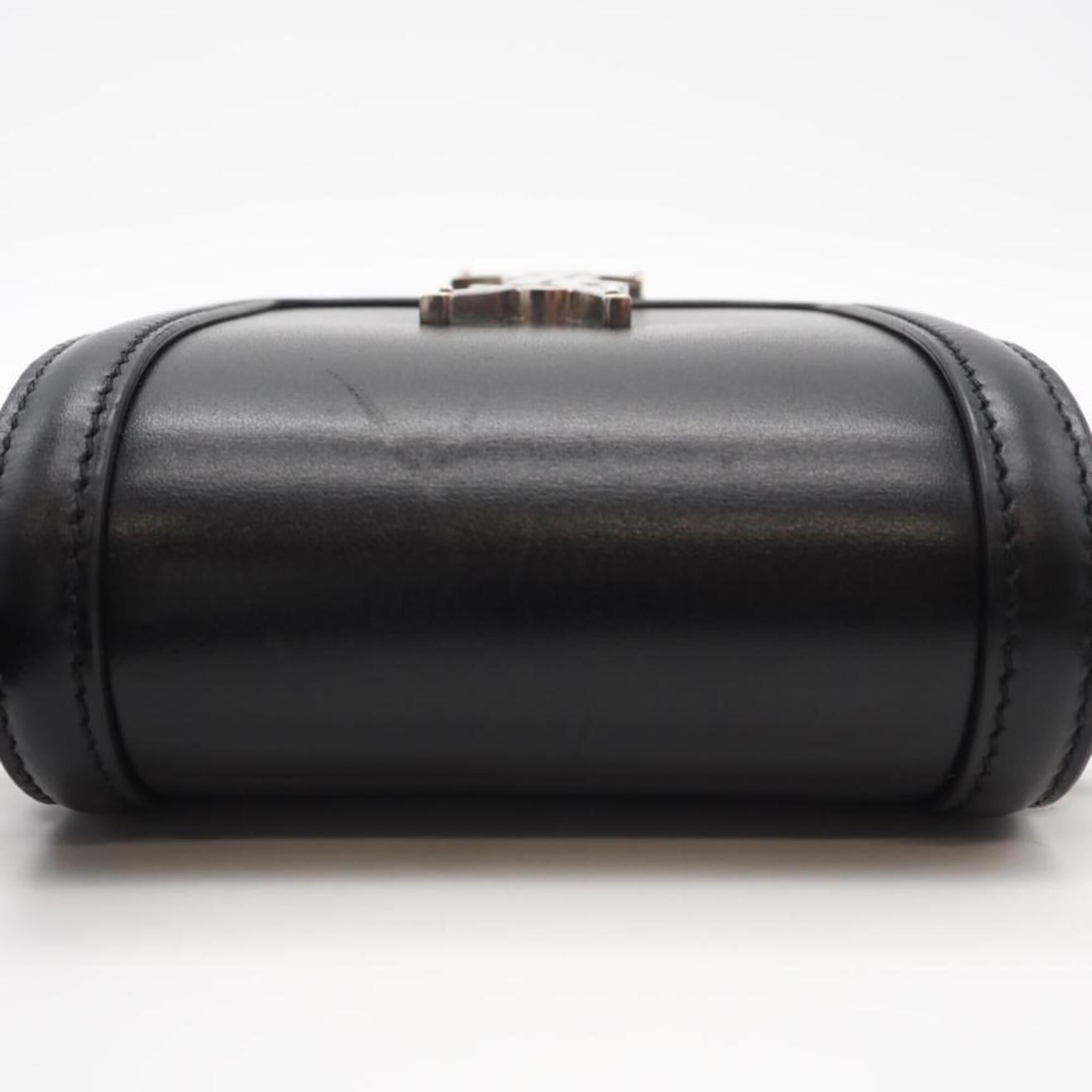 Yves Saint Laurent Black Leather Shoulder Bag (Pre-Owned)