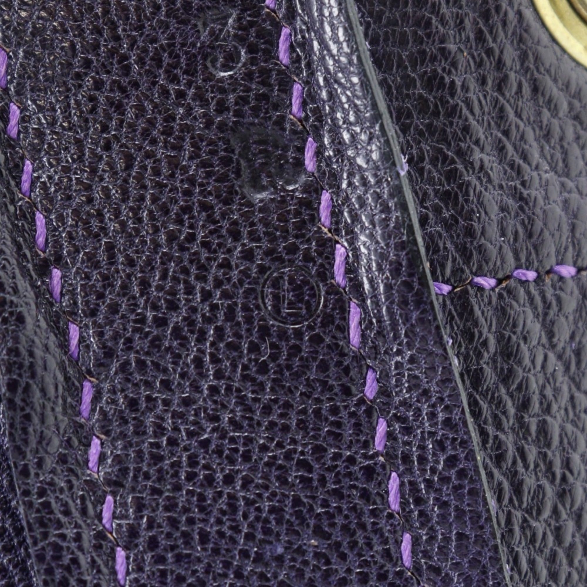 Hermes Purple Suede Shoulder Bag (Pre-Owned)