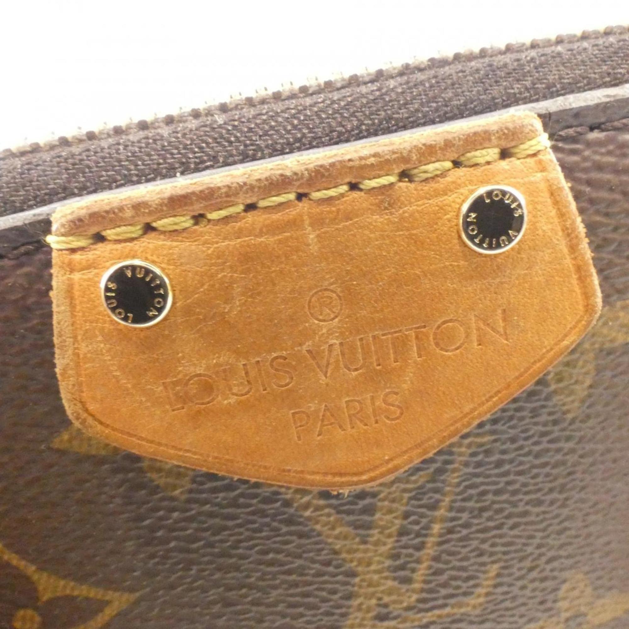 Louis Vuitton Brown Coated Canvas Handbag (Pre-Owned)