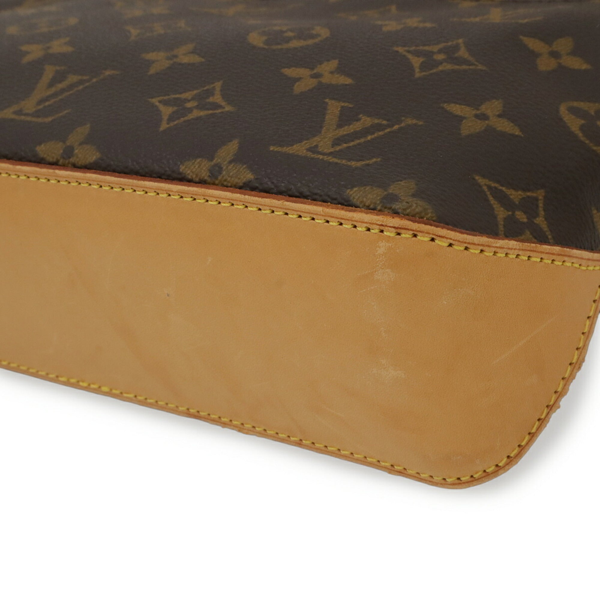Louis Vuitton Brown Monogram Canvas Pochette Shoulder Bag (Pre-Owned)