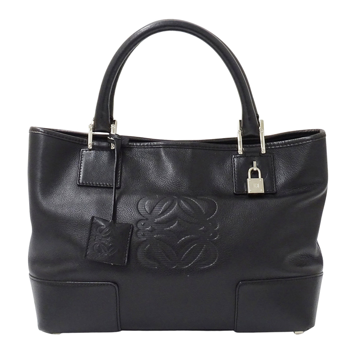 Loewe Black Leather Handbag (Pre-Owned)