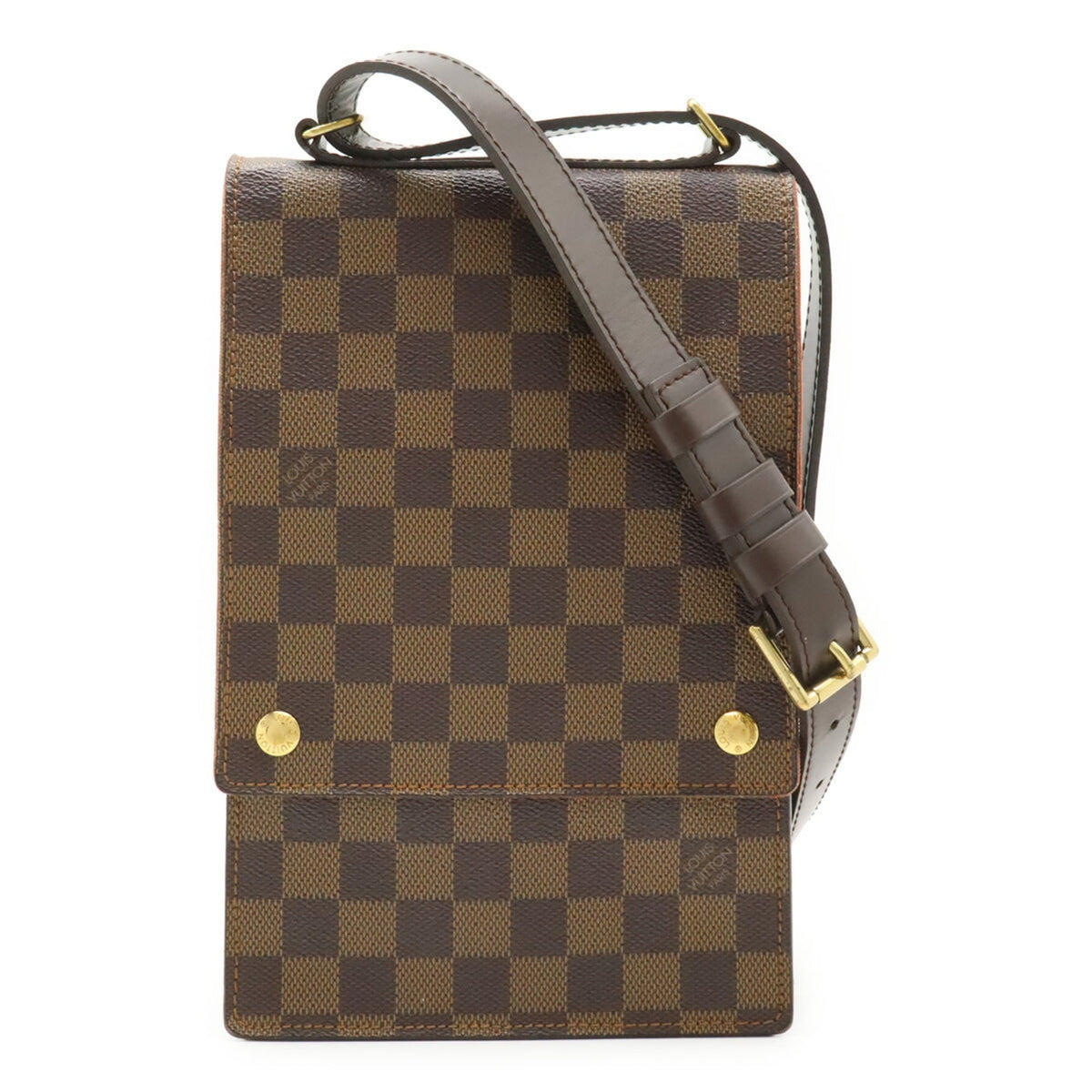 Louis Vuitton Damier Brown Pvc Leather Shoulder Bag (Pre-Owned)