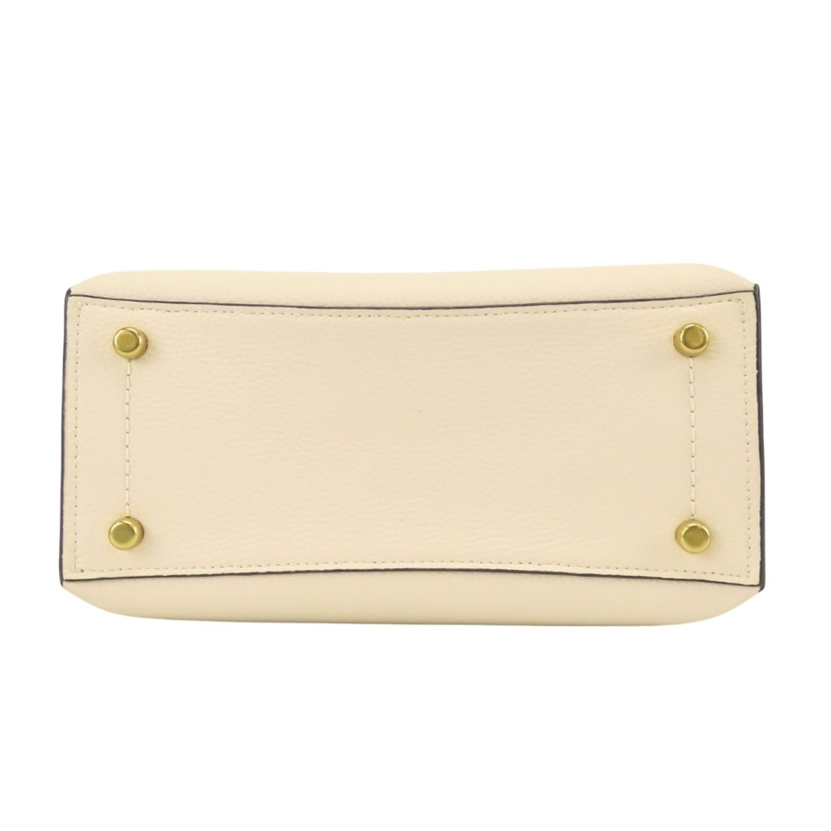 Coach Beige Brown Ivory Handbag (Pre-Owned)