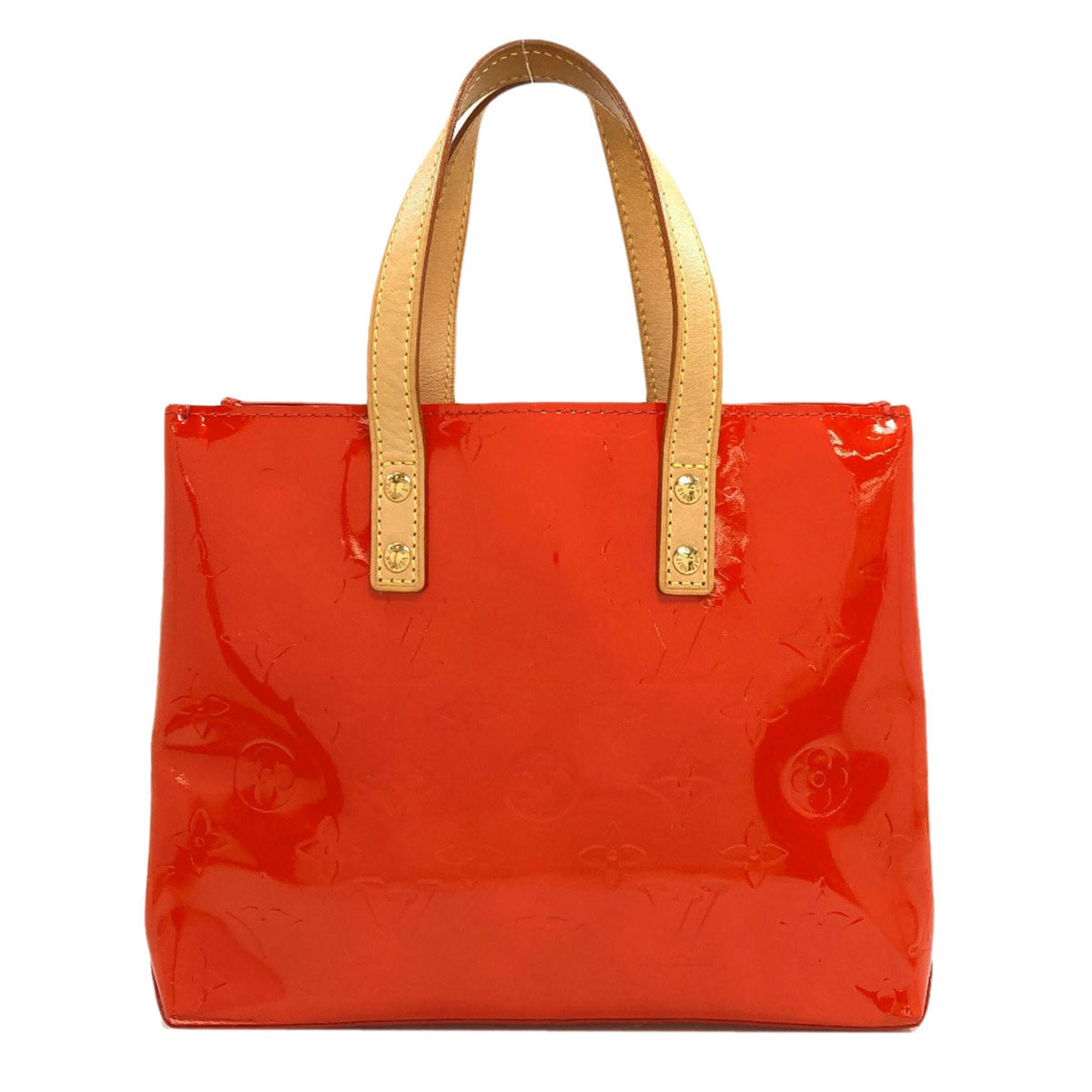 Louis Vuitton Vernis Red Color Vernis Handbag (Pre-Owned)