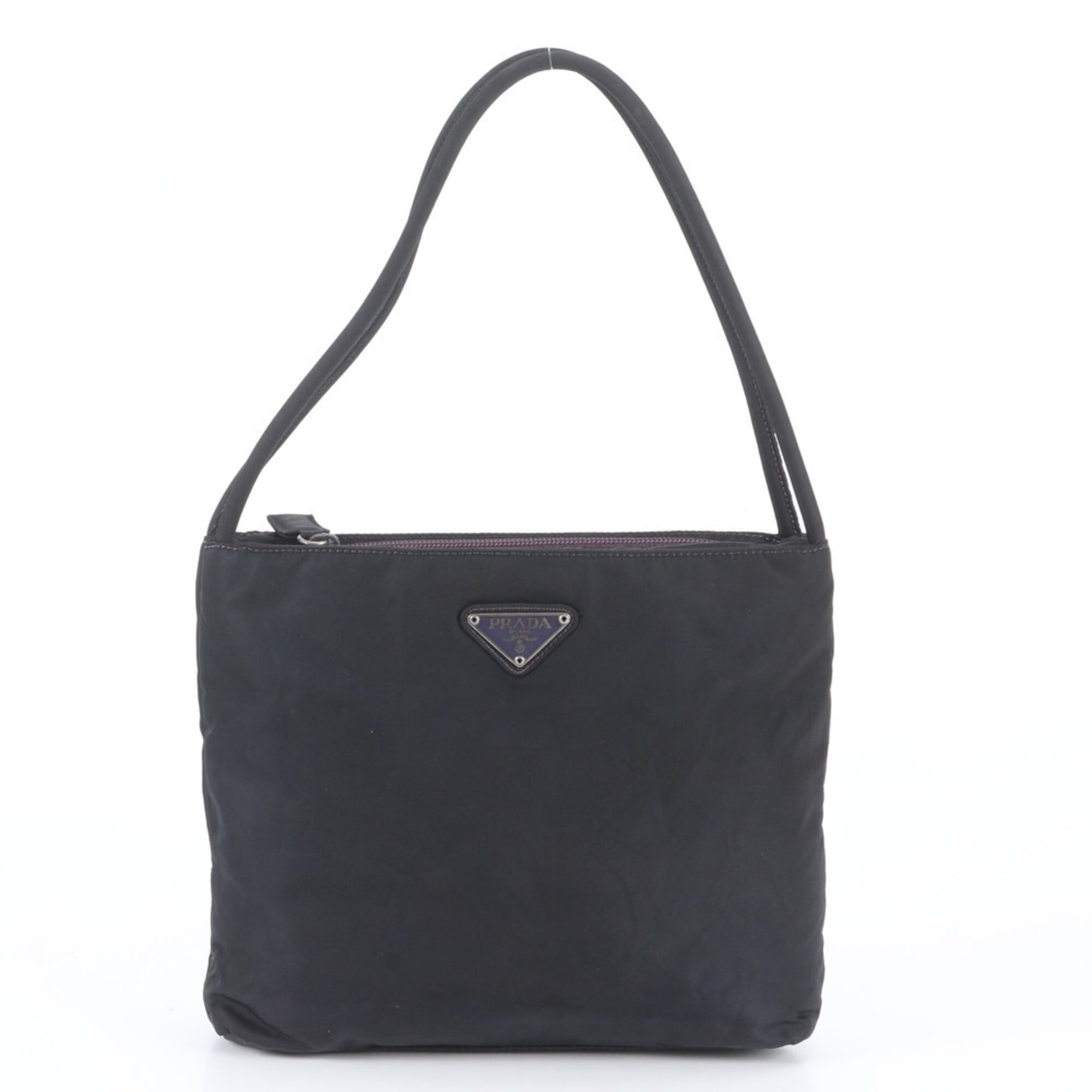 Prada Black Purple Shoulder Bag Tote Bag (Pre-Owned)