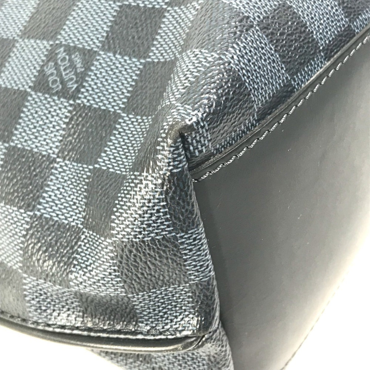 Louis Vuitton Damier Cobalt Black Navy Shoulder Bag Tote Bag (Pre-Owned)