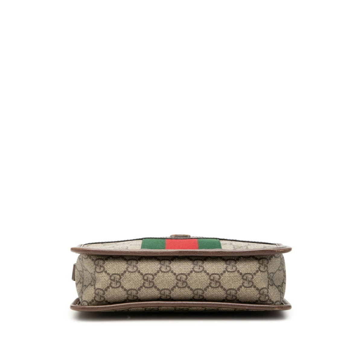 Gucci Beige Brown Pvc Leather Handbag (Pre-Owned)