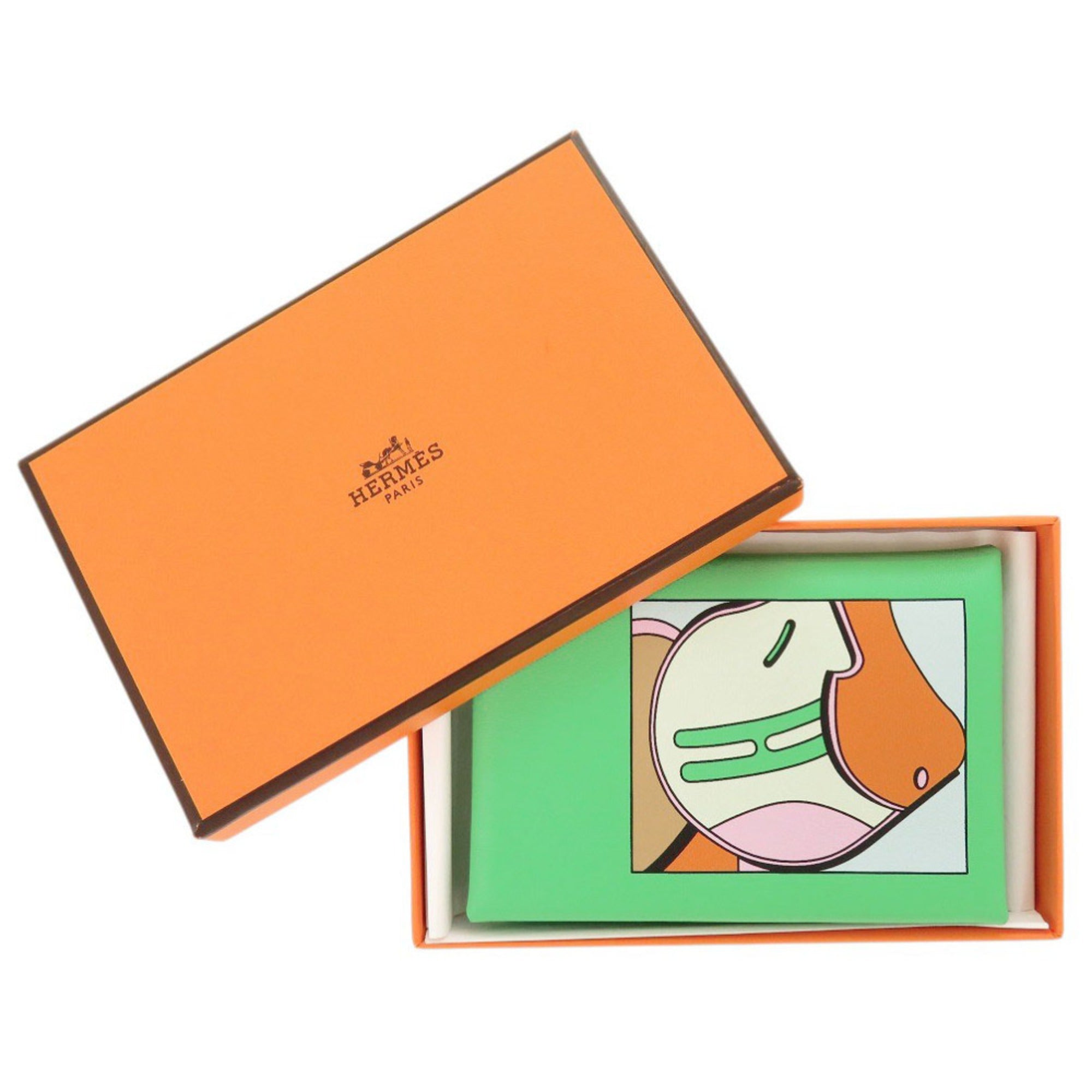 Hermes Green Vert Swift Leather Coin Purse/Coin Case (Pre-Owned)
