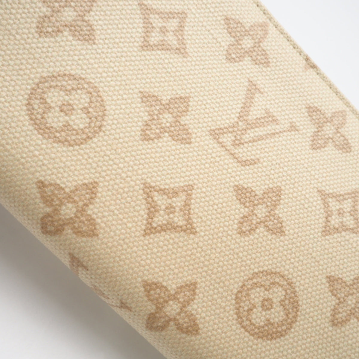Louis Vuitton Beige Brown Monogram Monogram Long Wallet (Bi-Fold) (Pre-Owned)