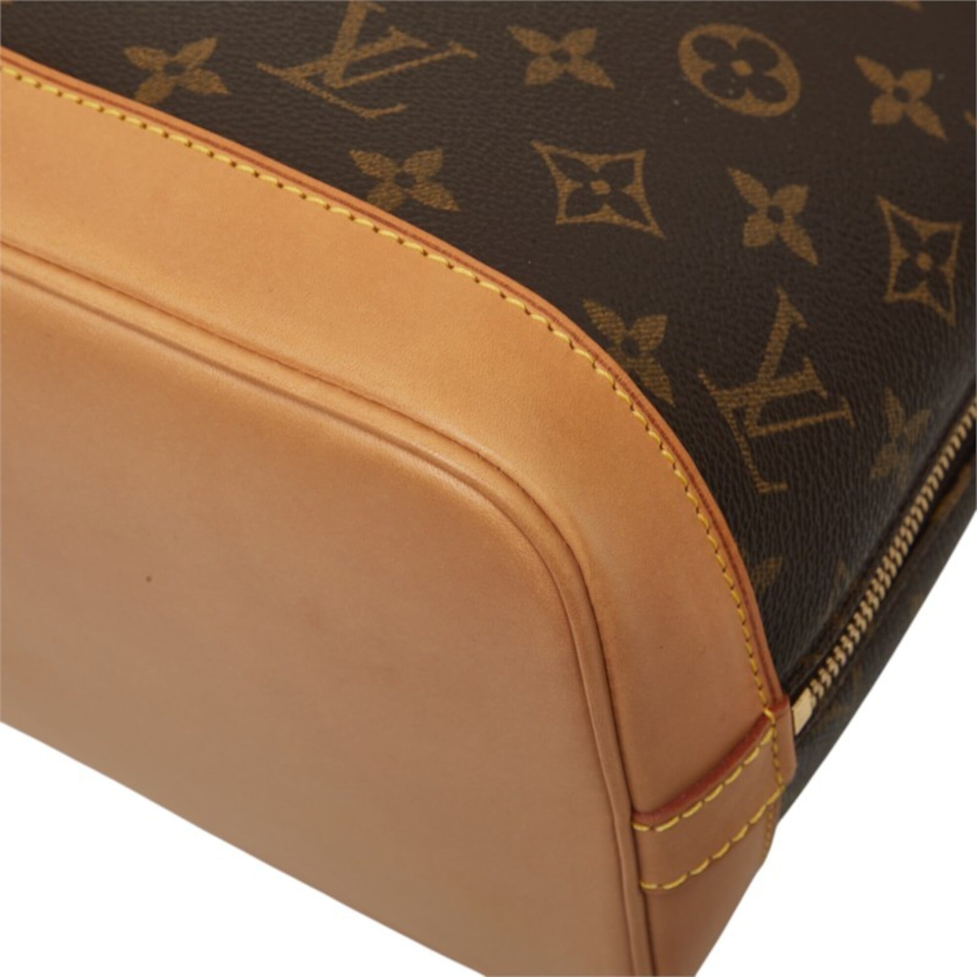 Louis Vuitton Brown Pvc Leather Handbag (Pre-Owned)