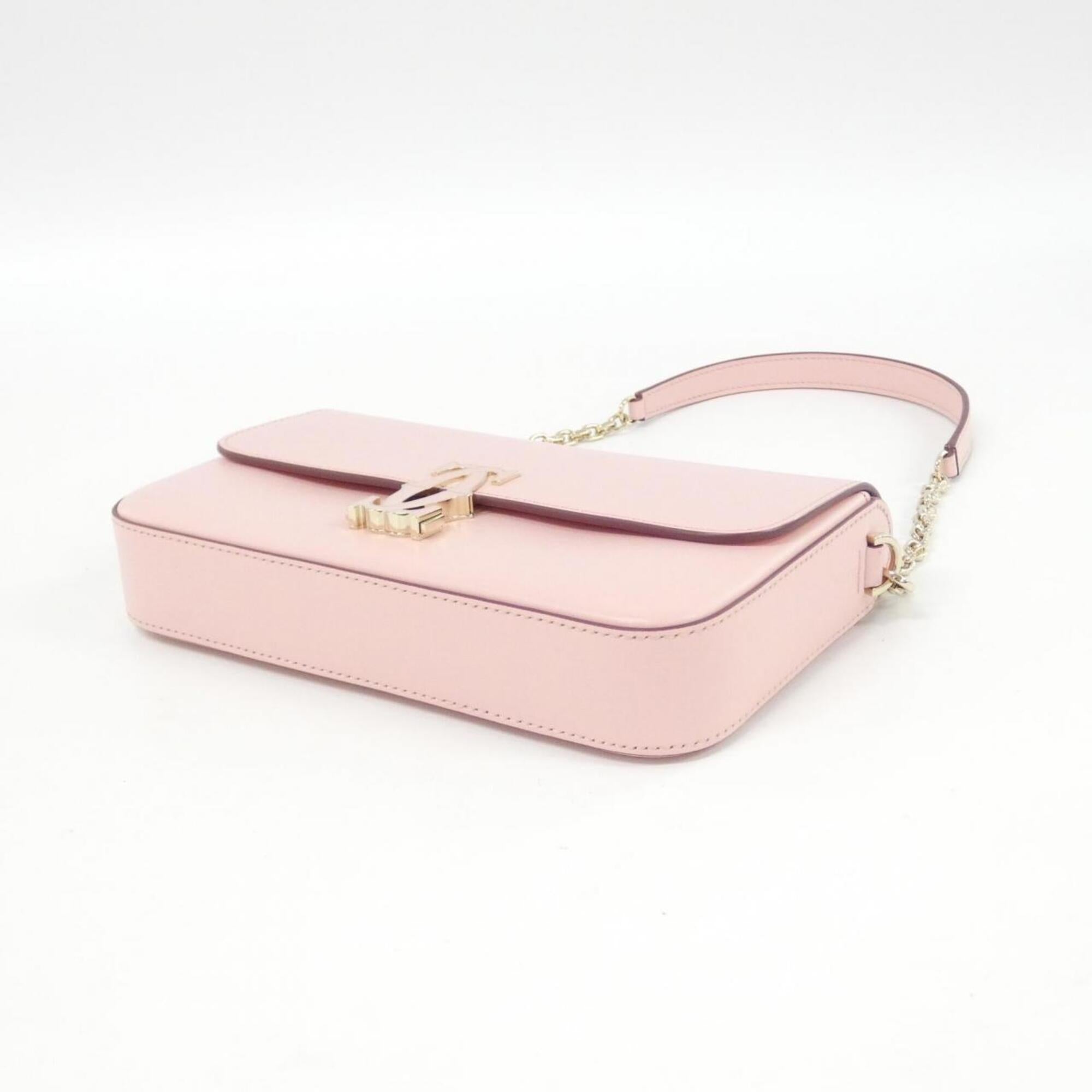 Cartier Pink Leather Shoulder Bag (Pre-Owned)