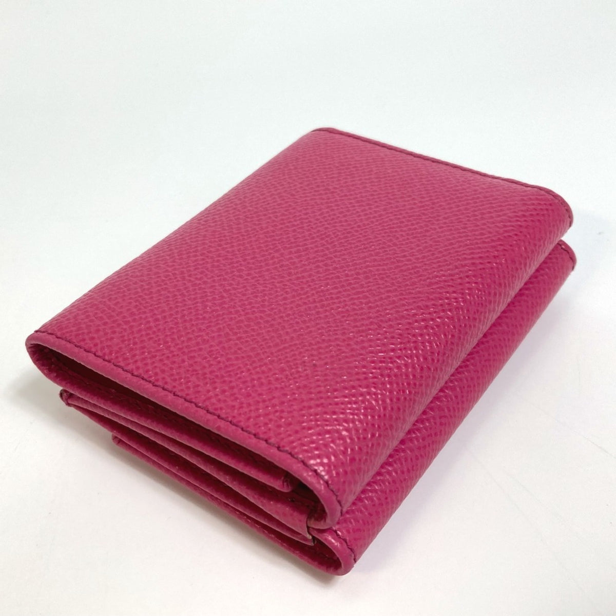 Dolce & Gabbana Pink Leather Wallet (Tri-Fold) (Pre-Owned)